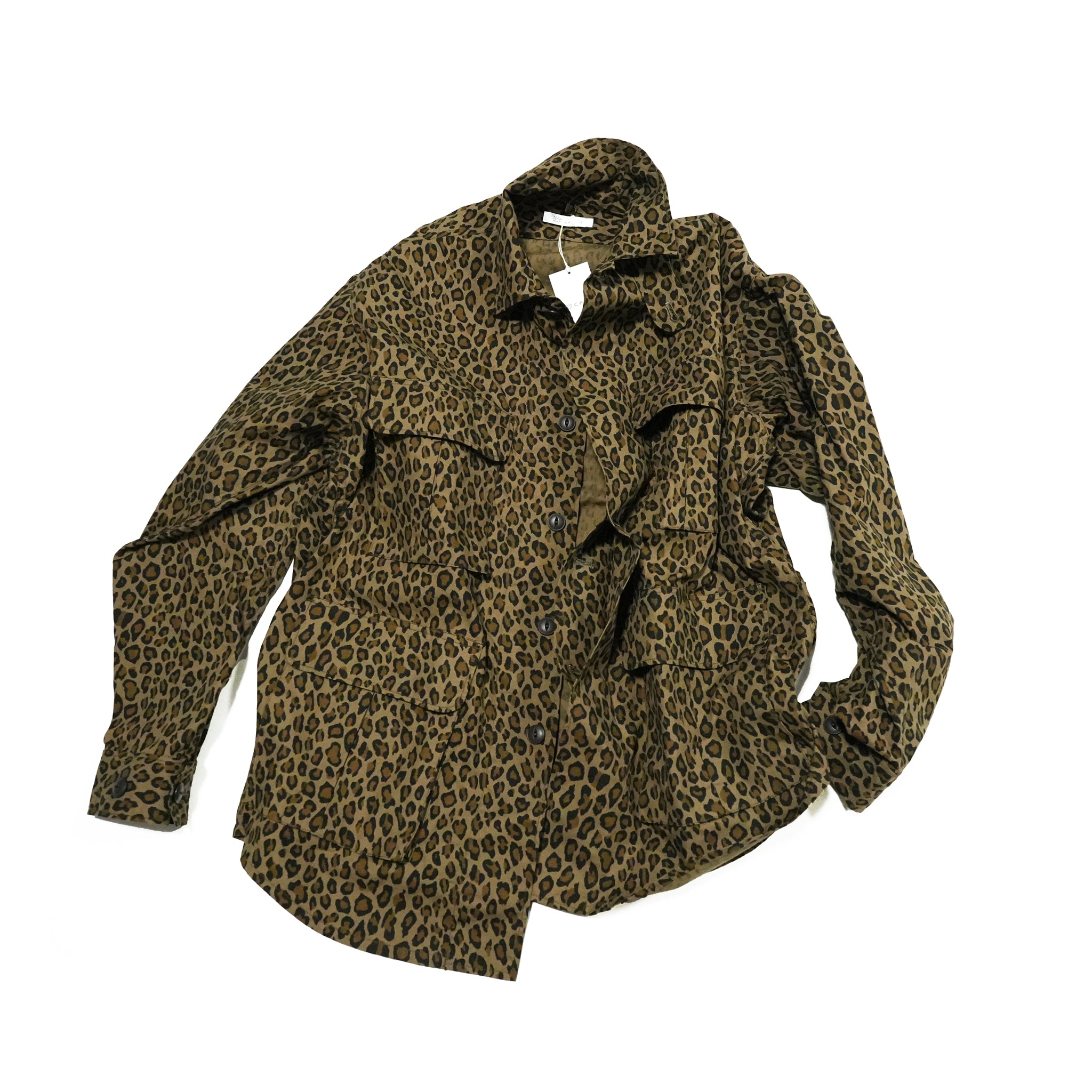 2024ss-BDU-01-LEO | BDU 6 POCKET SHIRT-RIP STOP(LEOPARD) | Color:Leopard【CATTA_カッタ】【archive】