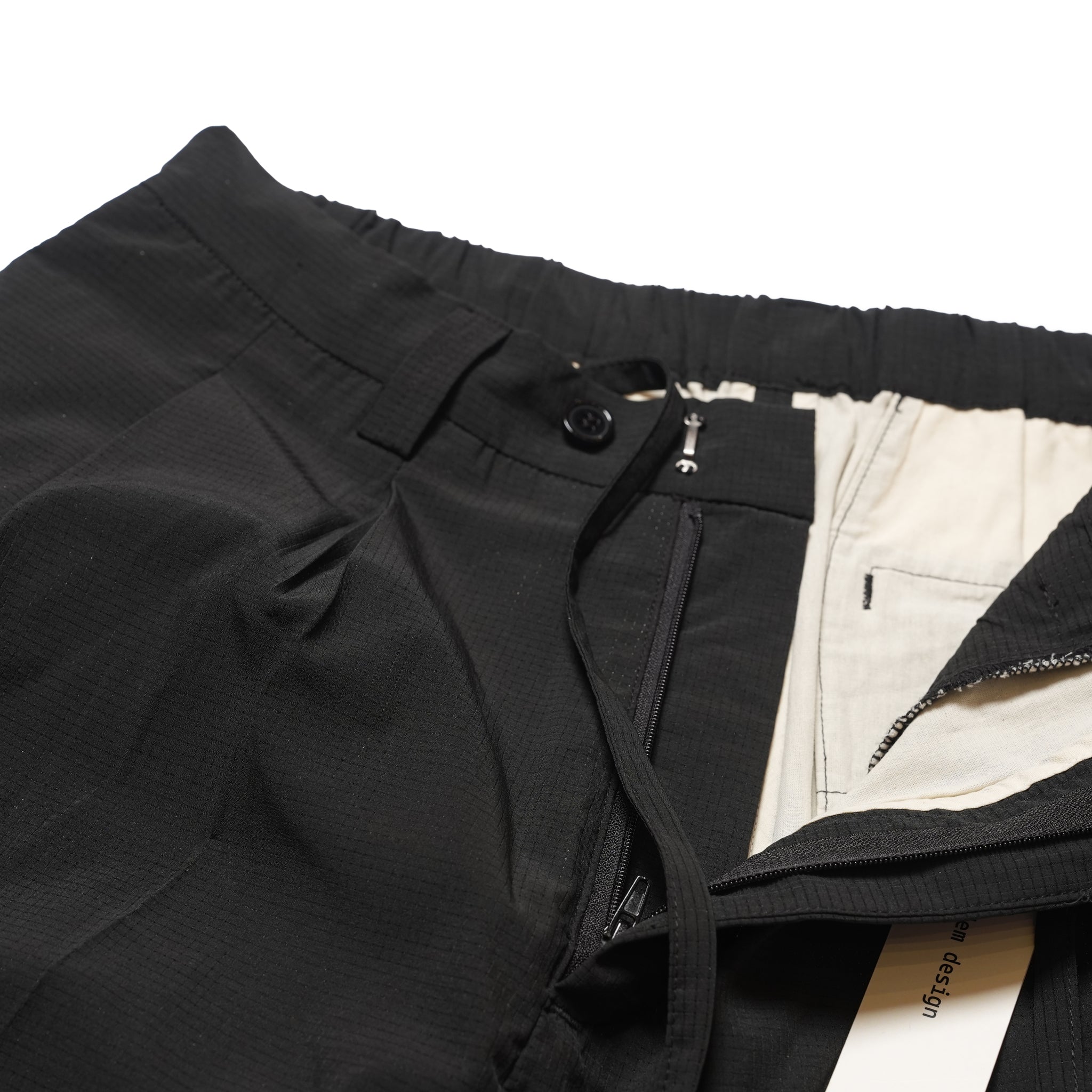 AIR DOTS twotuck standard pants – Black | M-2510456_Black | MODEM DESIGN