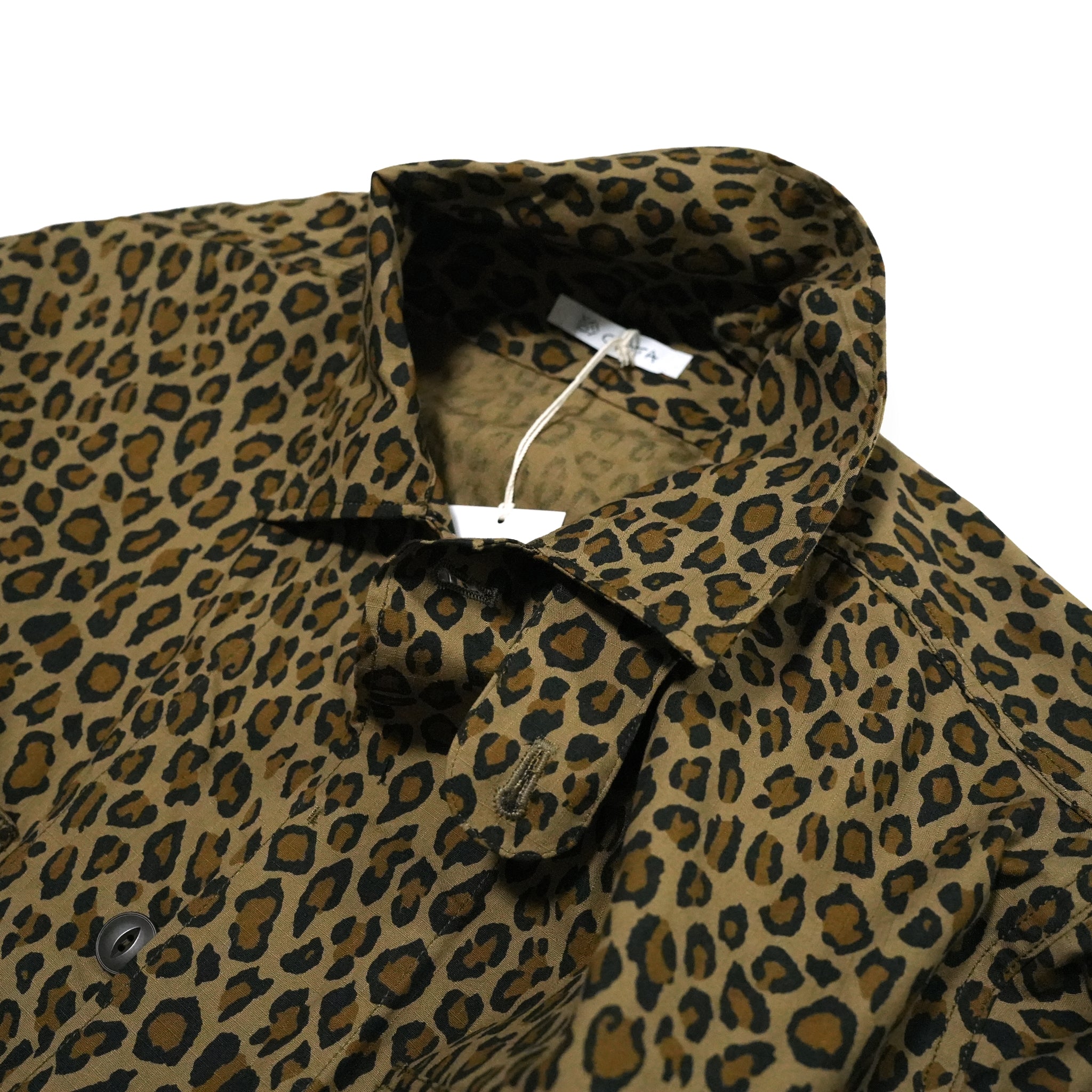 2024ss-BDU-01-LEO | BDU 6 POCKET SHIRT-RIP STOP(LEOPARD) | Color:Leopard【CATTA_カッタ】【archive】