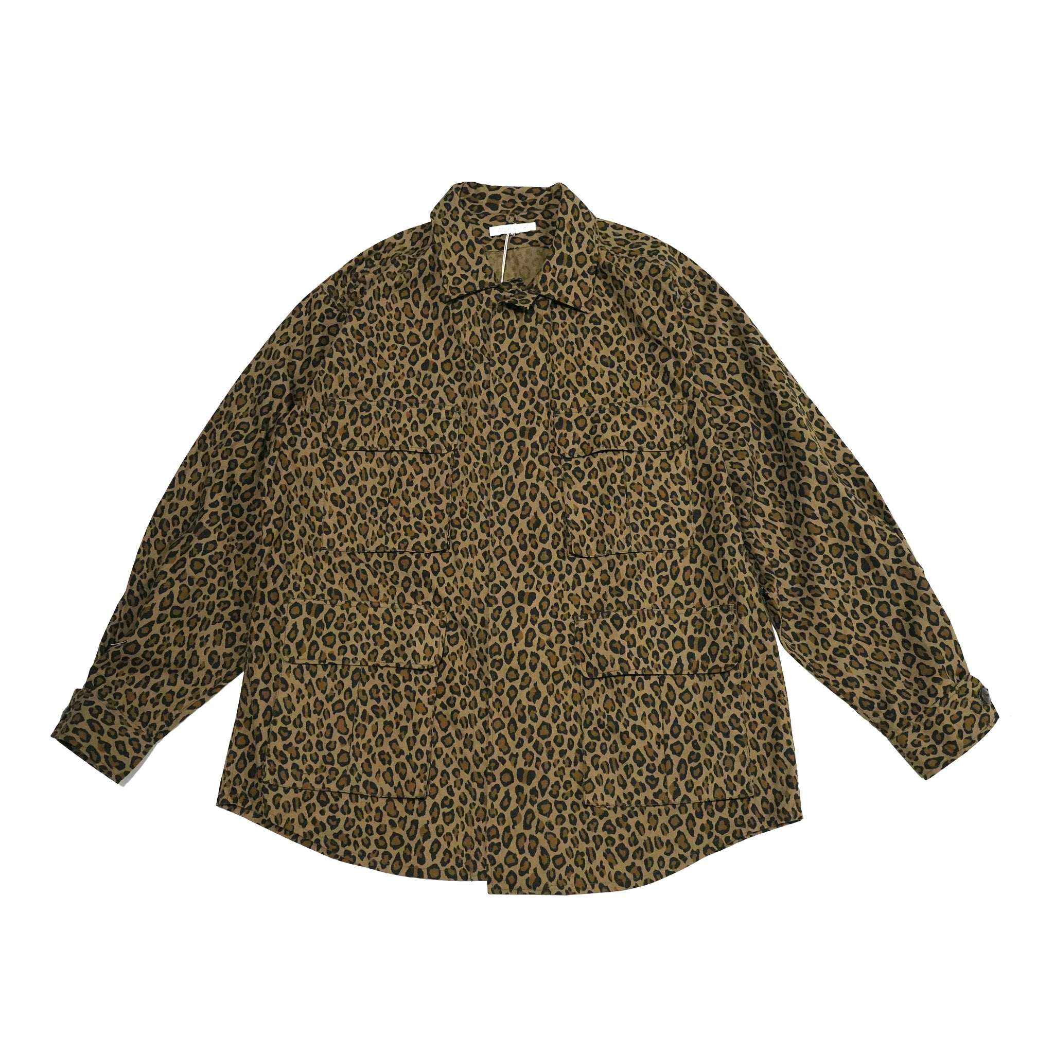 2024ss-BDU-01-LEO | BDU 6 POCKET SHIRT-RIP STOP(LEOPARD) | Color:Leopard【CATTA_カッタ】【archive】