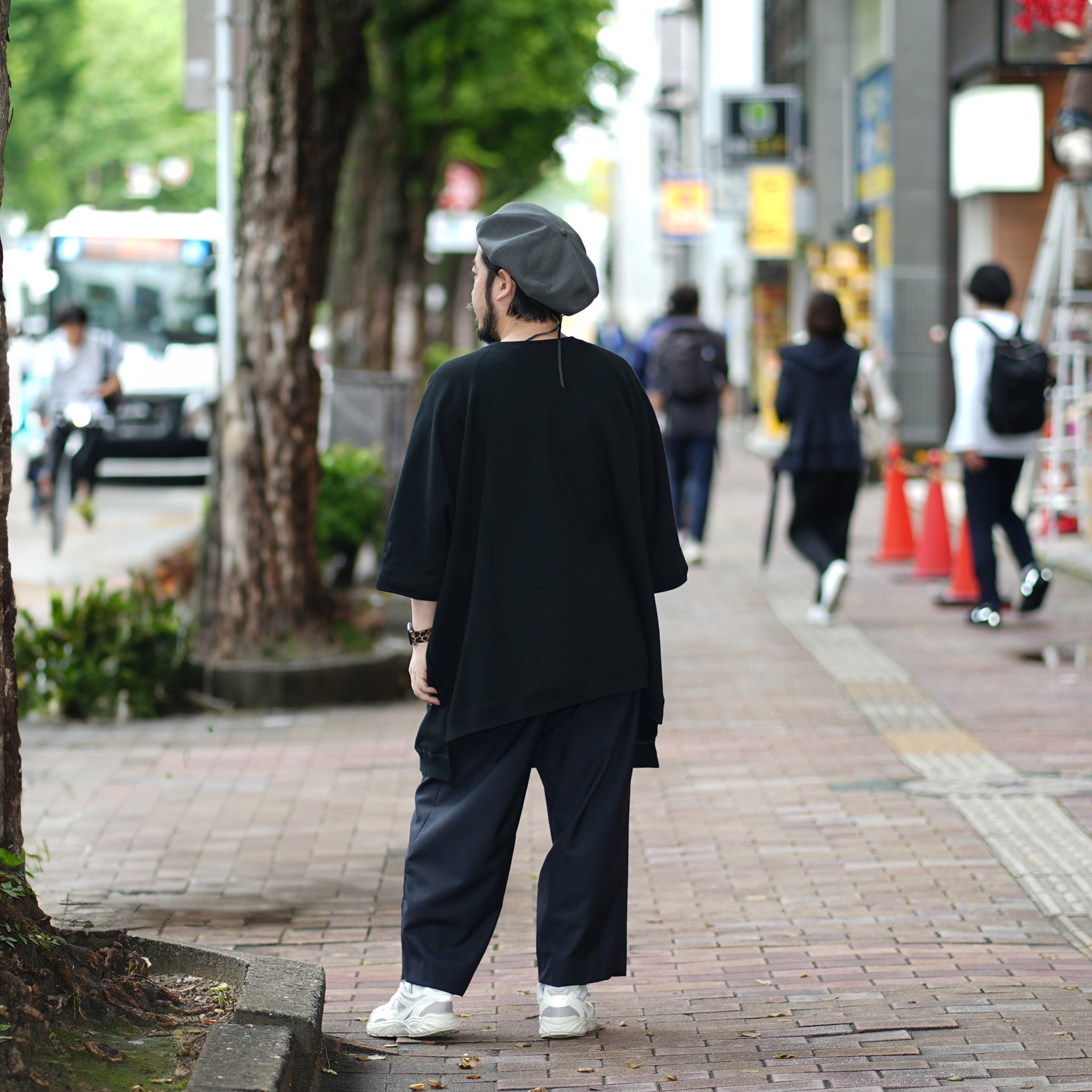 No:tb-sw0202_Black | Name:ALL ROUND TRAINER S/S | Color:Black【TRAINERBOYS_トレーナーボーイズ】