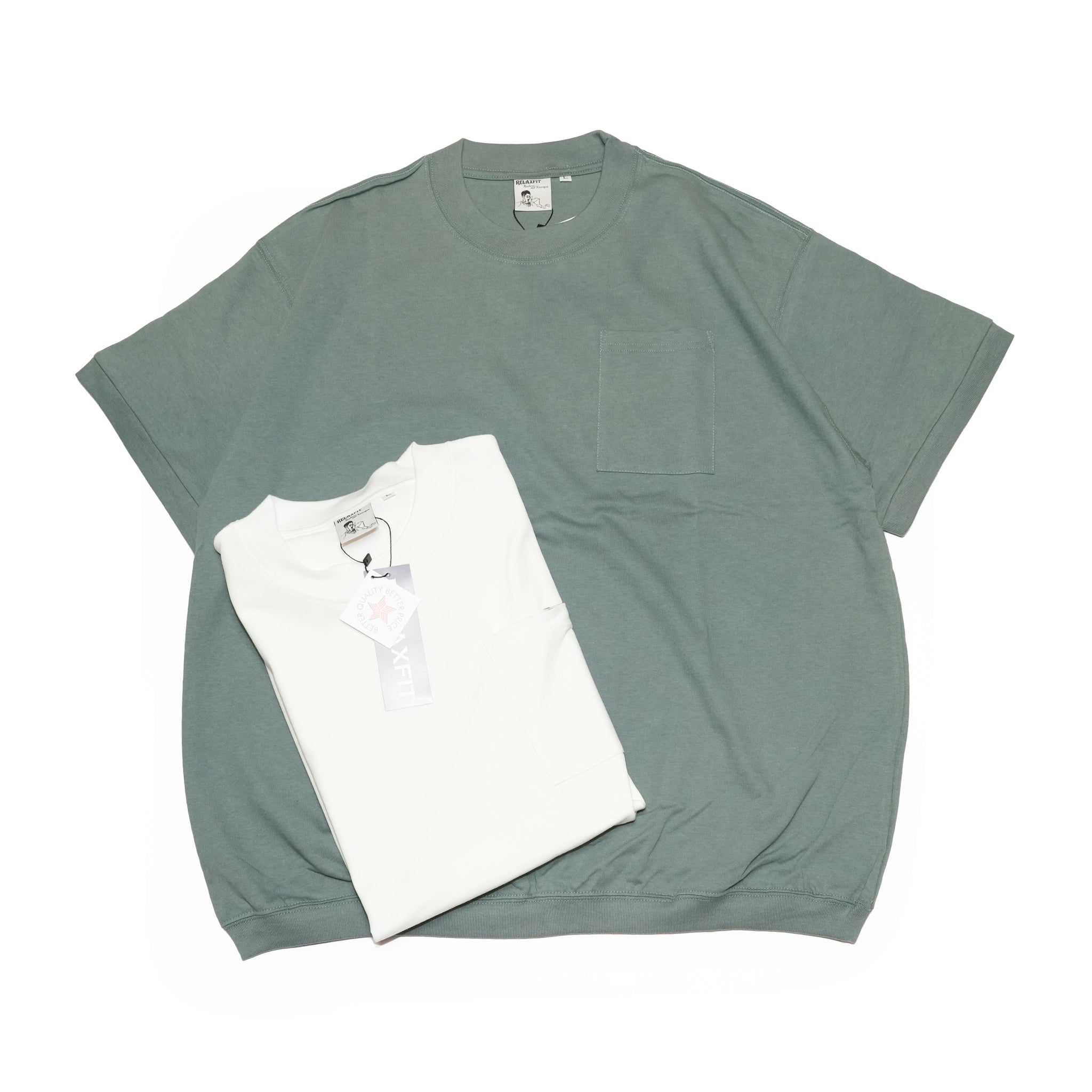 中南米Tシャツ風デザインの日本製リラックスシャツ|6.5oz厚手コットンのゆったりシルエット