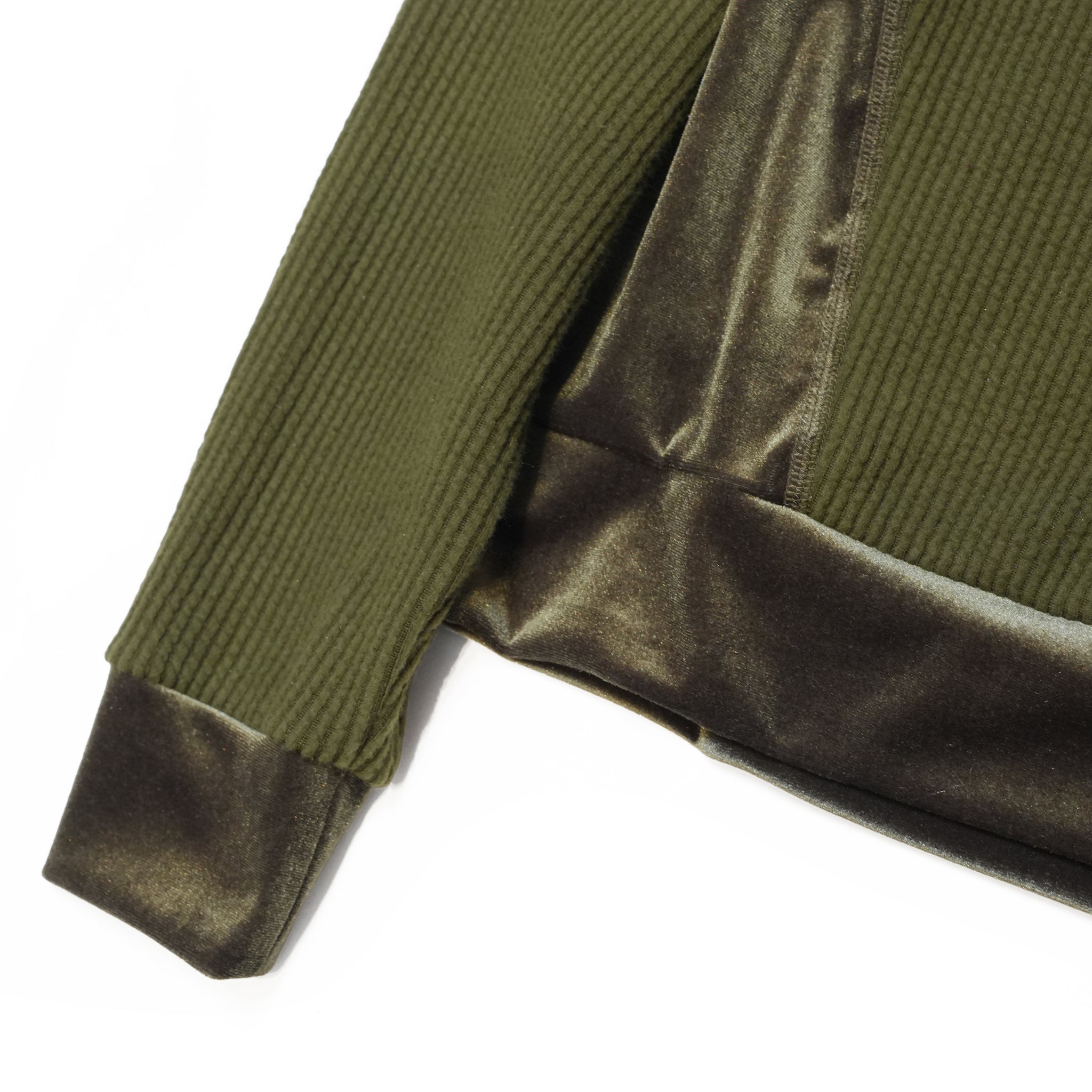 ニットコール&ベロアトップス – Olive | 2601KT101_Olive | LOOPER