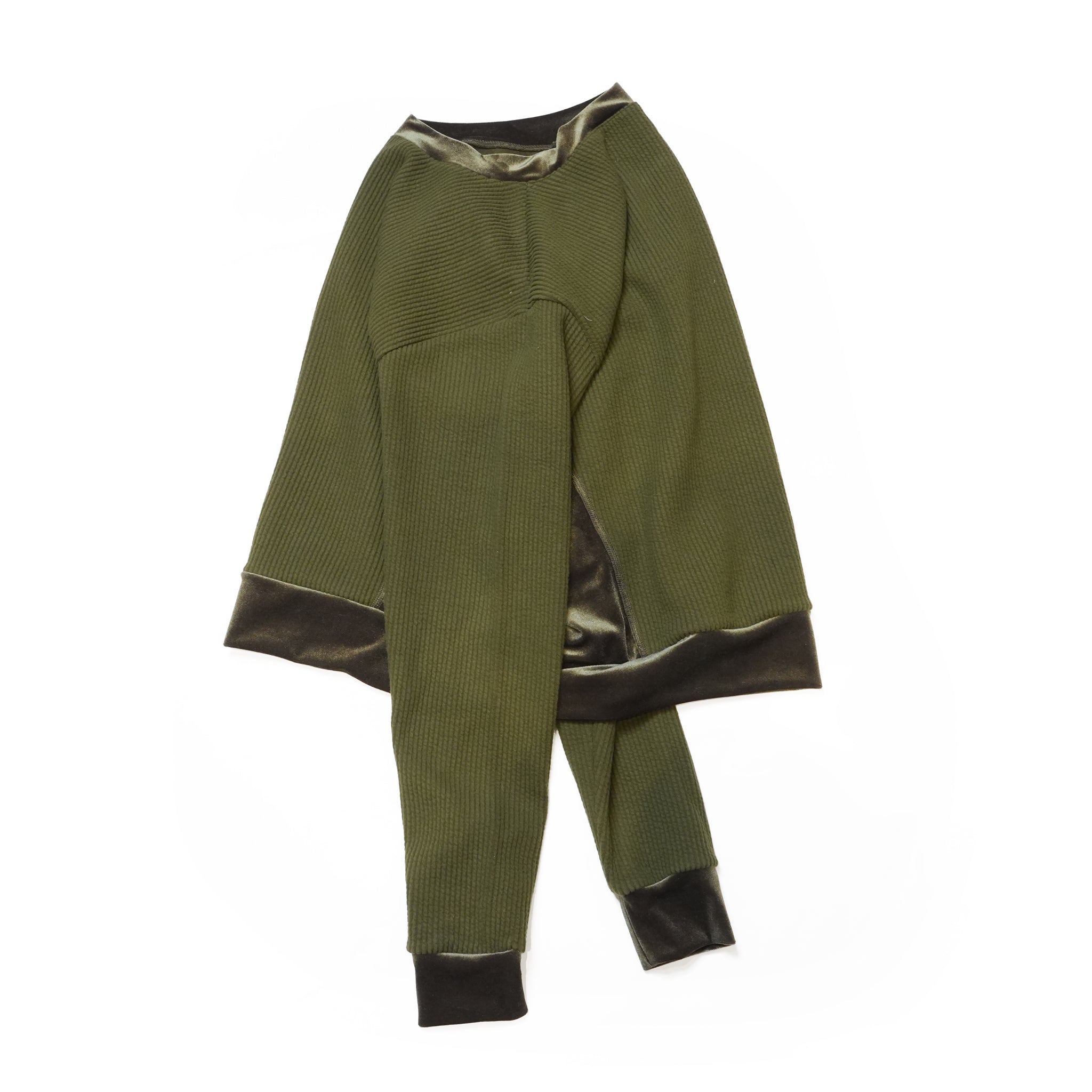 ニットコール&ベロアトップス – Olive | 2601KT101_Olive | LOOPER