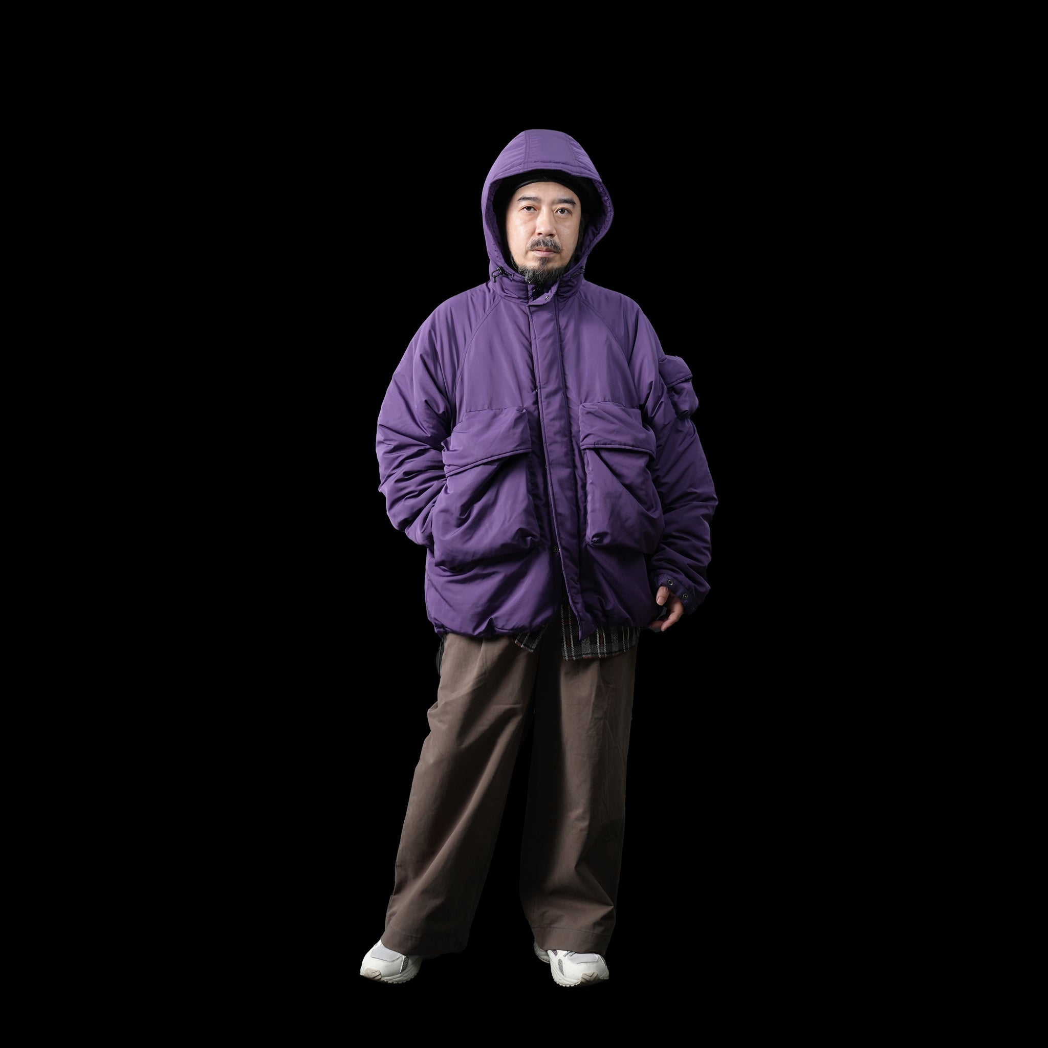 HYATT PUFF – Black / Purple | KELEN MEN
