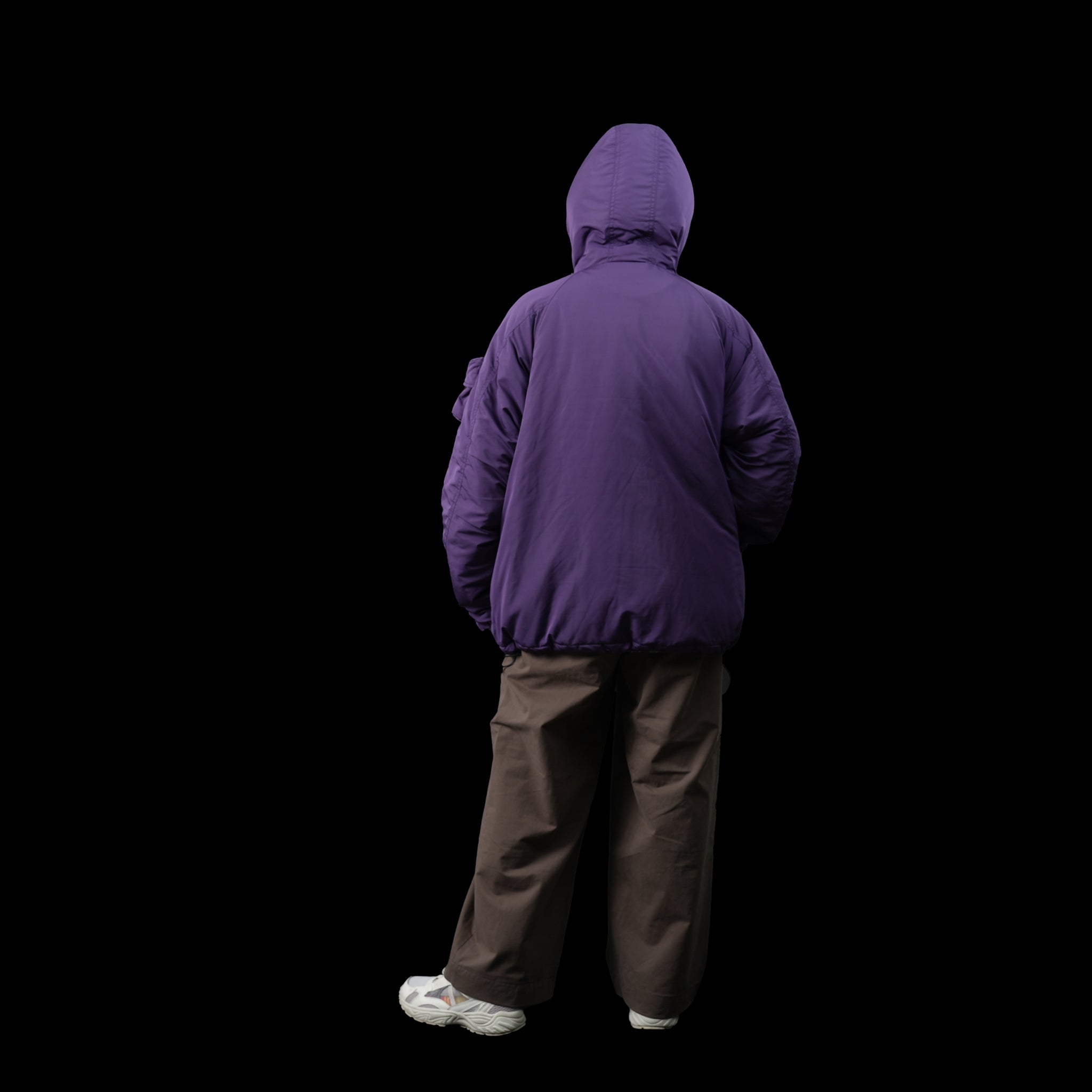 HYATT PUFF – Black / Purple | KELEN MEN