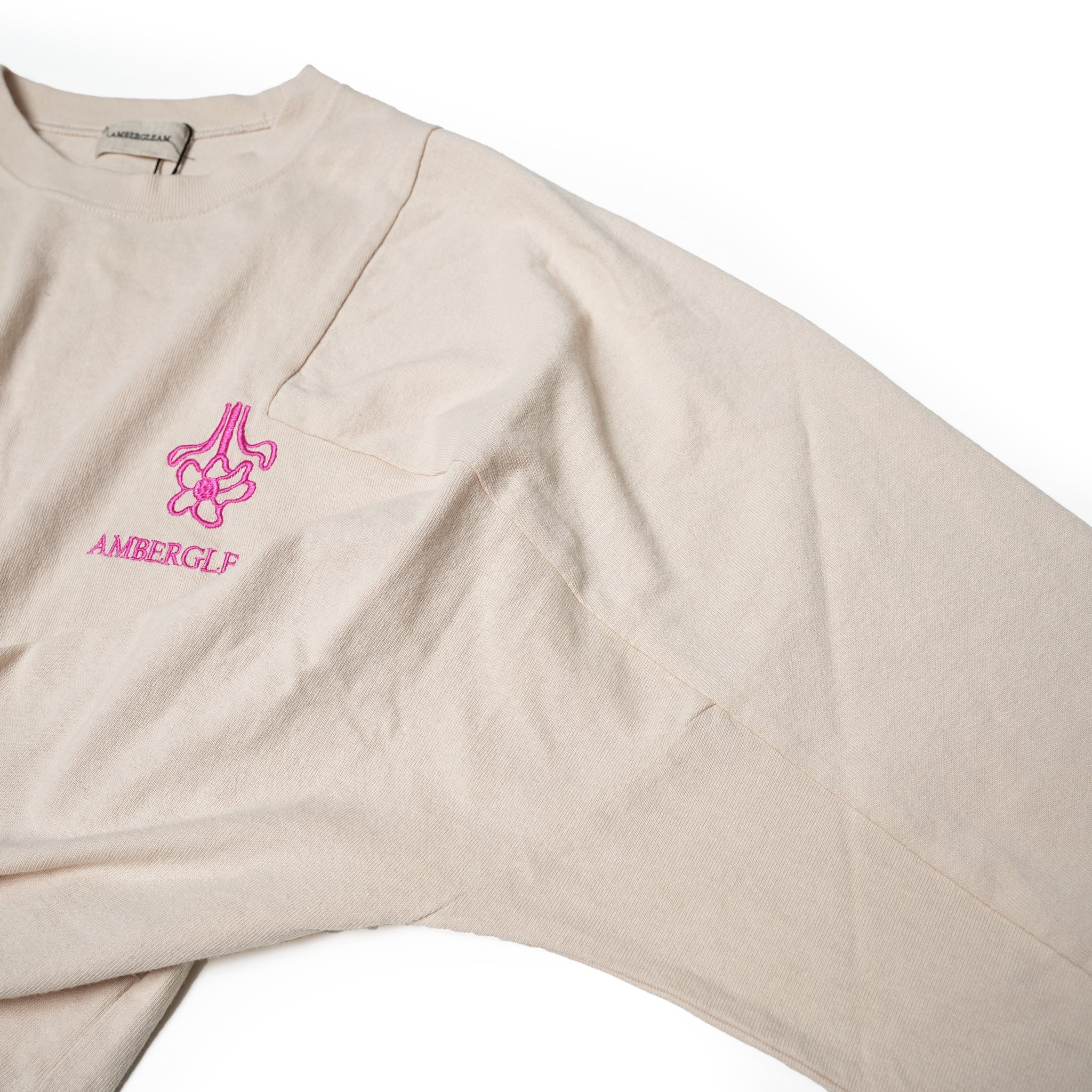 Embroidery Panel Long Sleeve – Ash Whte / Black / Green / Marigold / Redchili | AMBERGLEAM