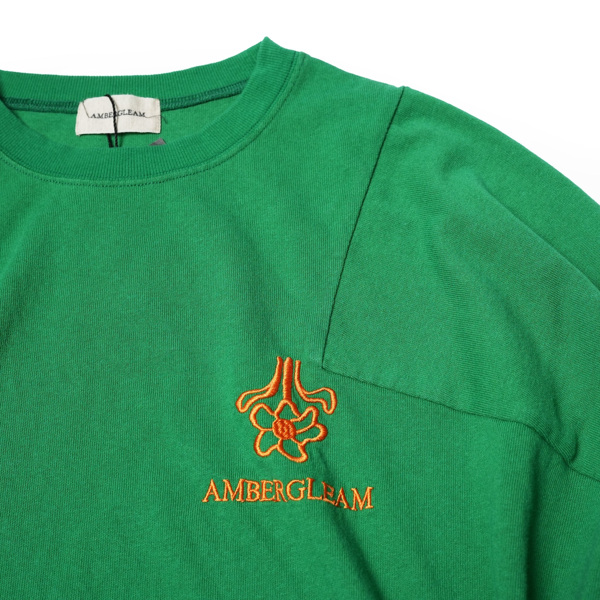 Embroidery Panel Long Sleeve – Ash Whte / Black / Green / Marigold / Redchili | AMBERGLEAM