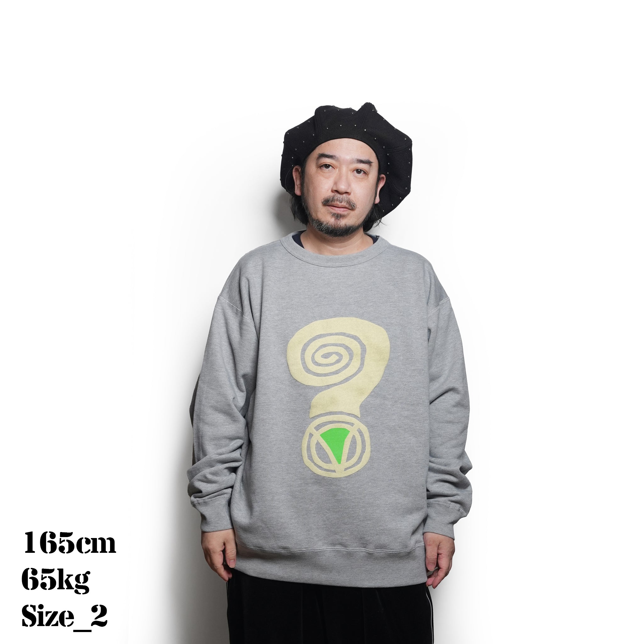 H.S.H CREW | Color_Ash | No_VOO-1263_Ash【VOO_ヴォー】