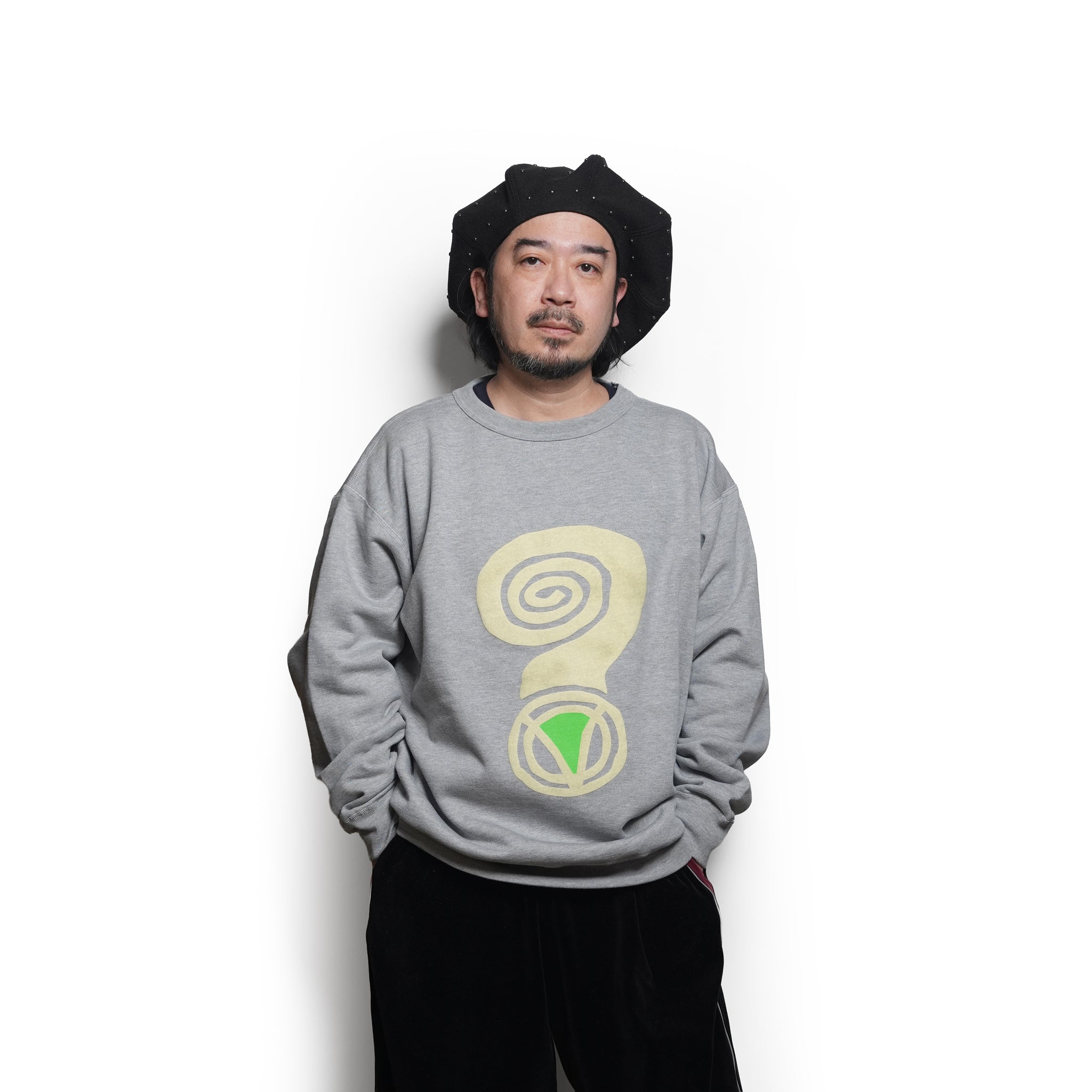 H.S.H CREW | Color_Ash | No_VOO-1263_Ash【VOO_ヴォー】