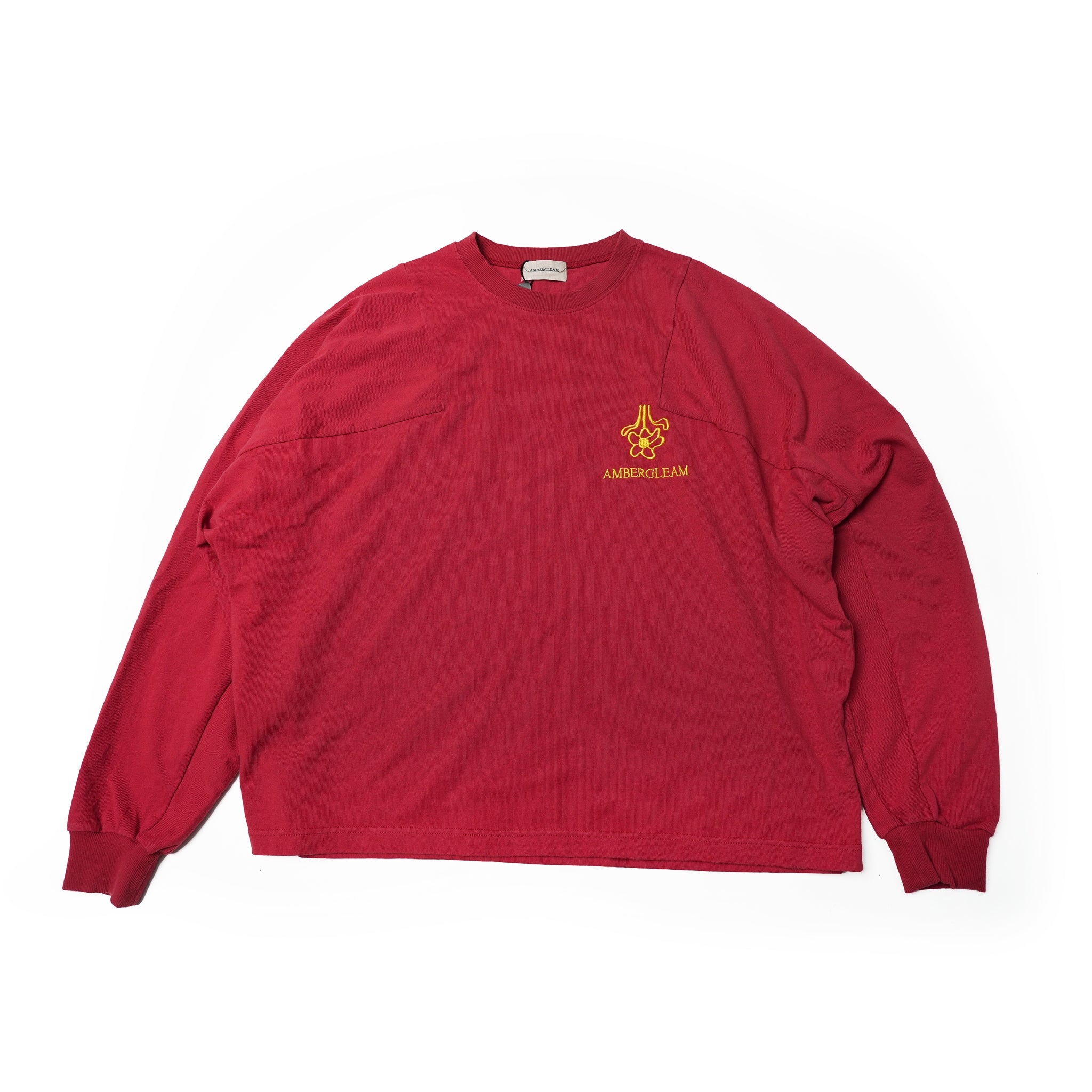 Embroidery Panel Long Sleeve – Ash Whte / Black / Green / Marigold / Redchili | AMBERGLEAM
