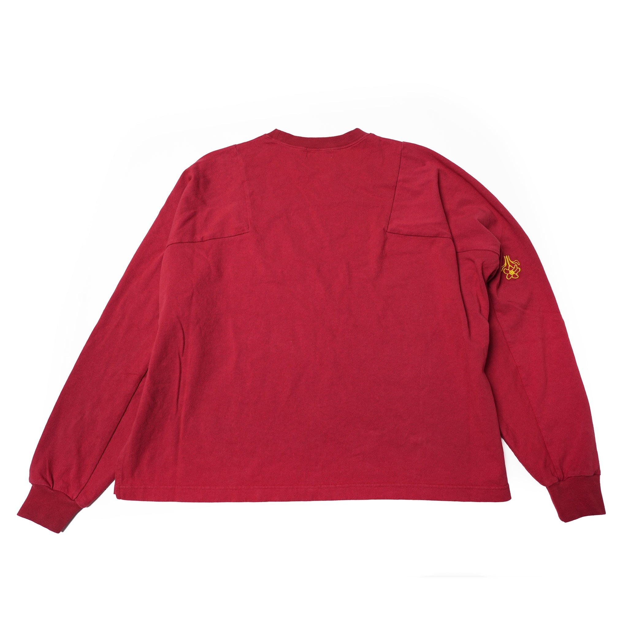 Embroidery Panel Long Sleeve – Ash Whte / Black / Green / Marigold / Redchili | AMBERGLEAM