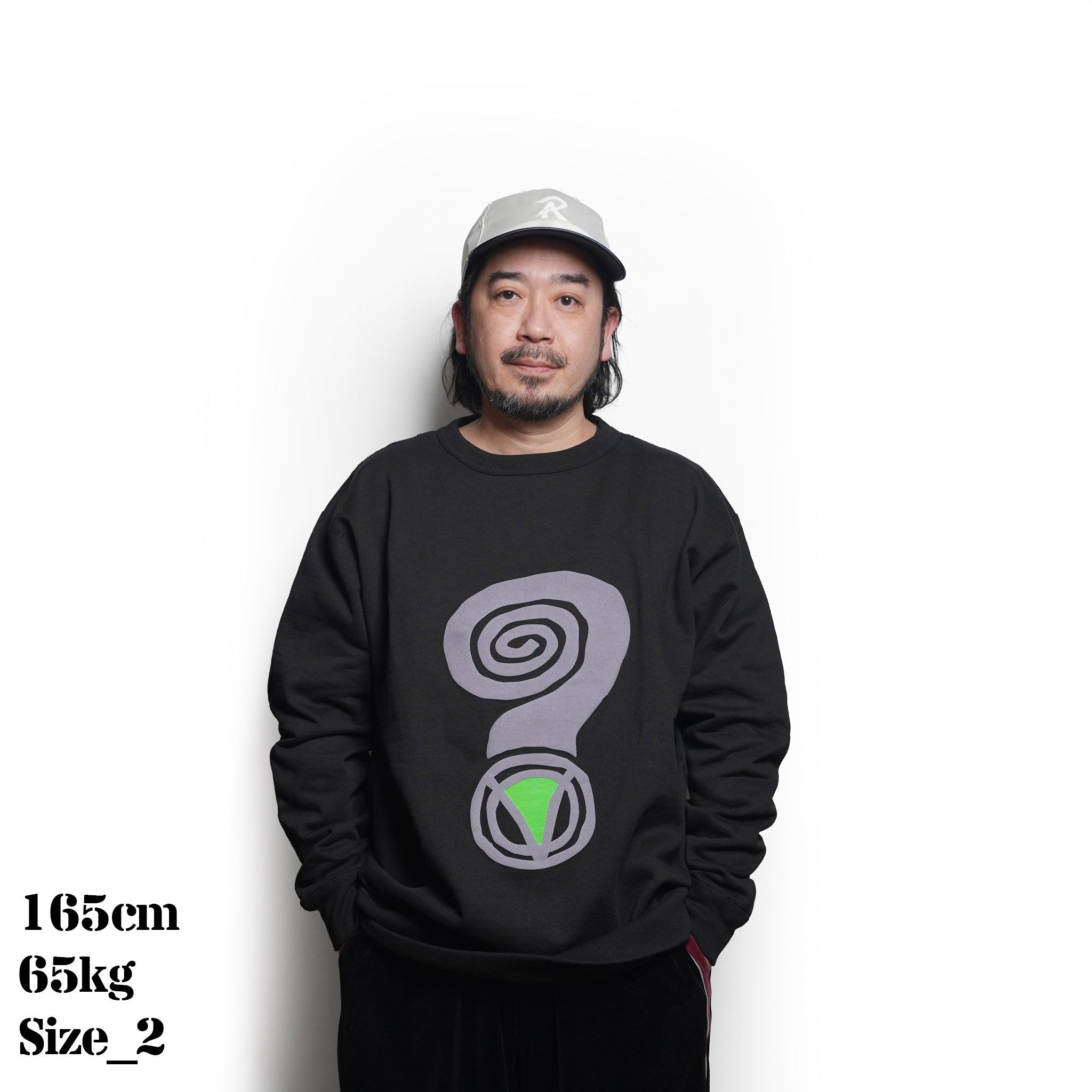 H.S.H CREW | Color_Black | No_VOO-1263_Black【VOO_ヴォー】