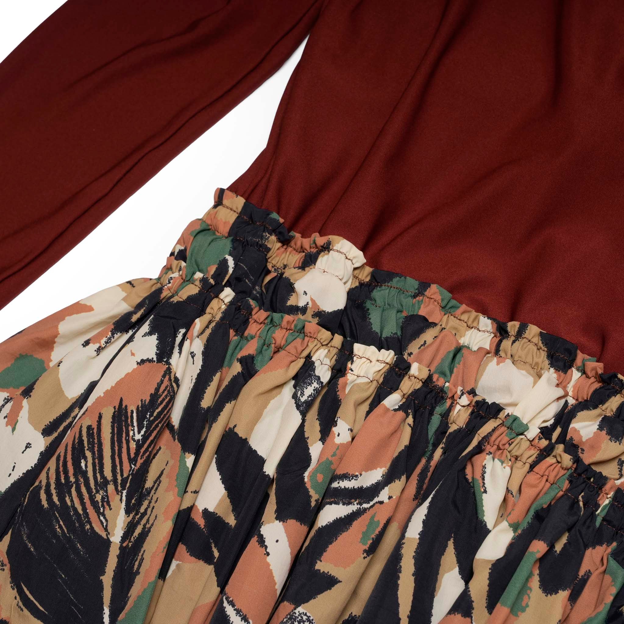 Balloon Hybrid Dress – Camoflage | AMBERGLEAM