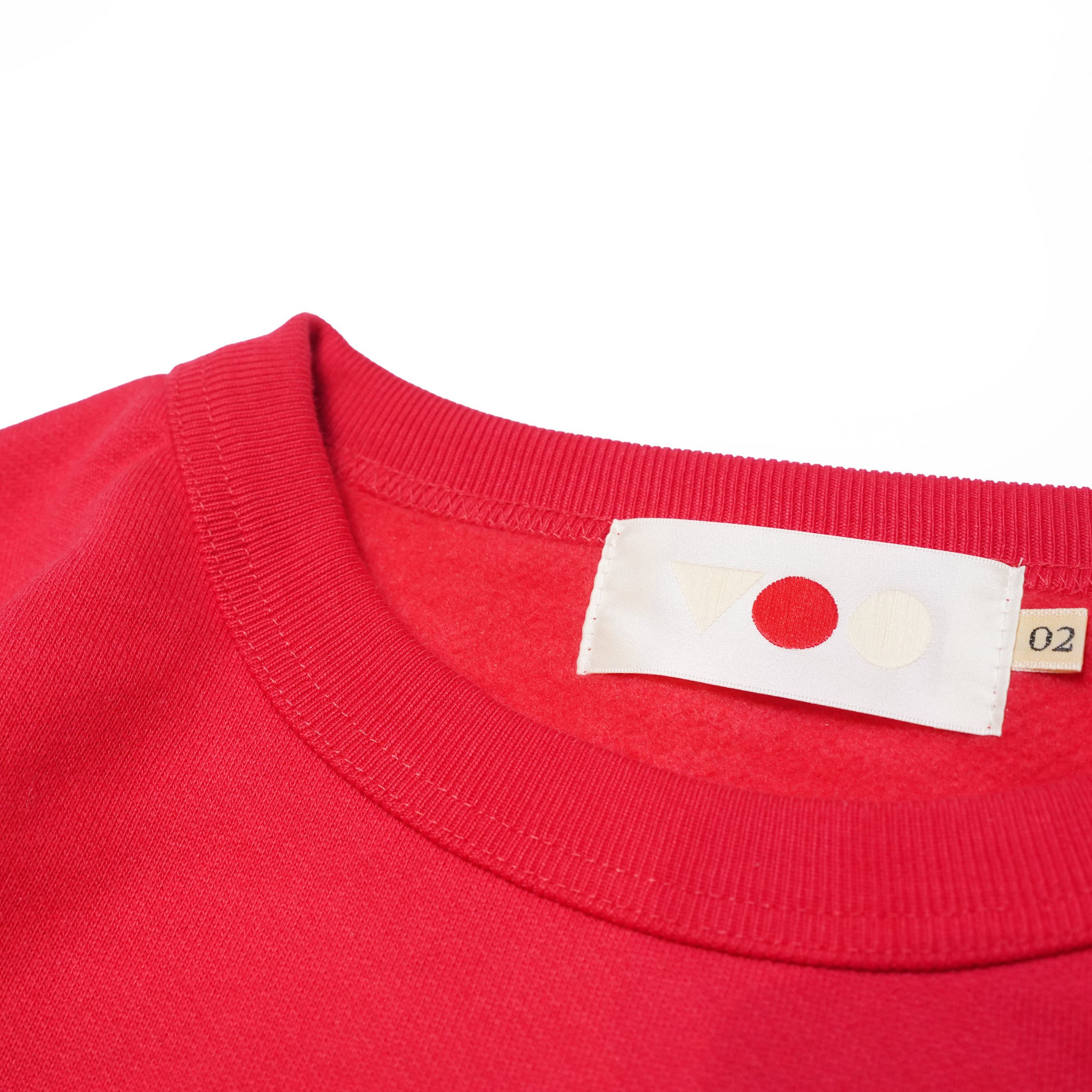 H.S.H CREW | Color_Red | No_VOO-1263_Red【VOO_ヴォー】