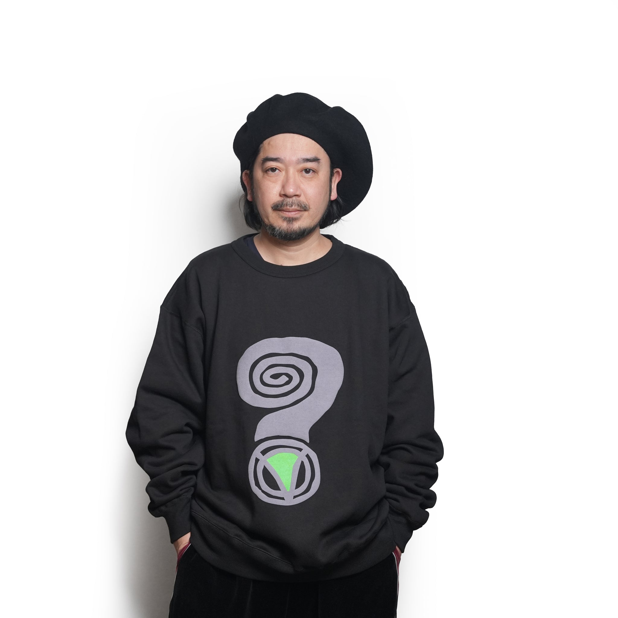 H.S.H CREW | Color_Black | No_VOO-1263_Black【VOO_ヴォー】