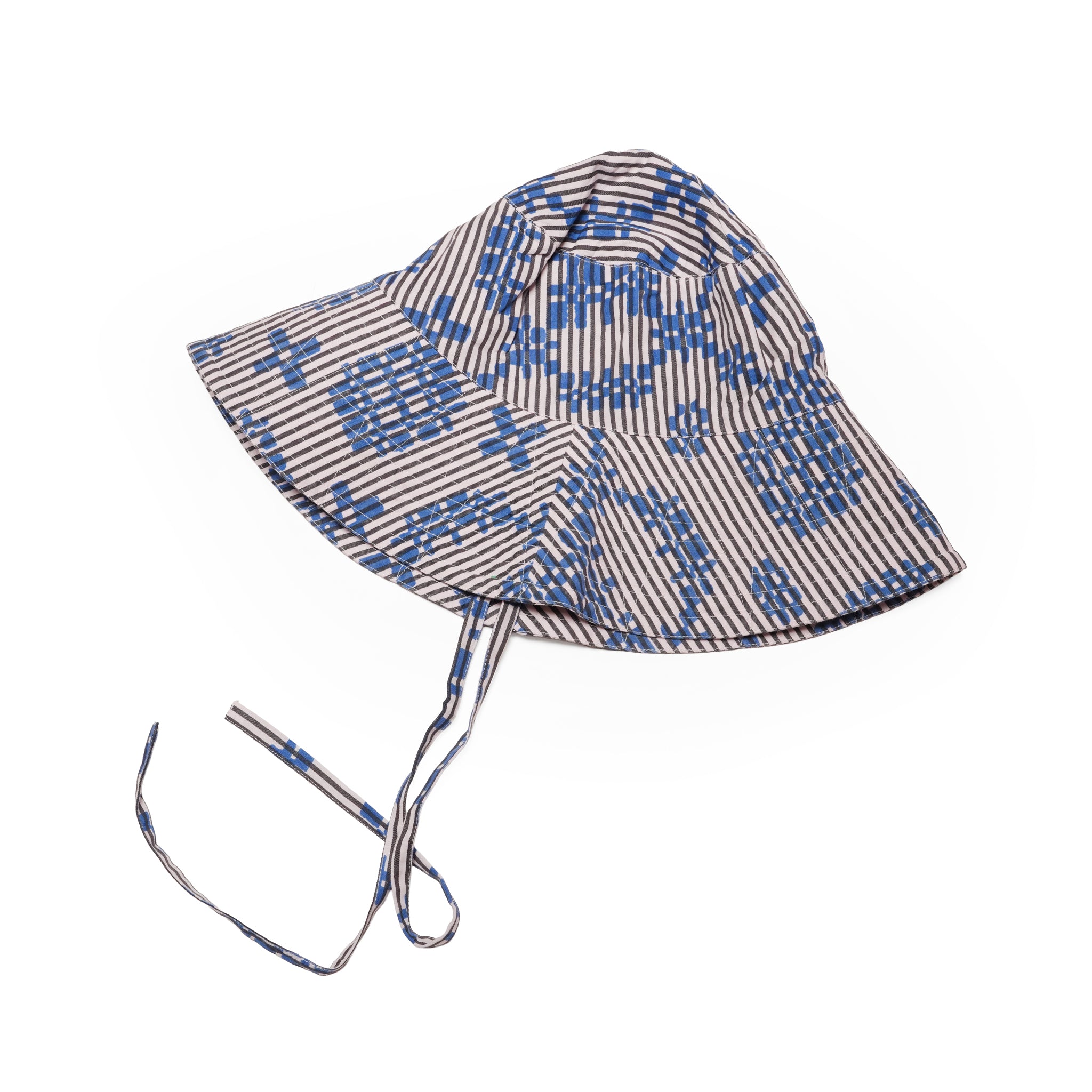 Cotton Flower Signal Print Hat | Color_Blue | No_ 027061SE5 _Blue【SARA MALLIKA_サラマリカ】