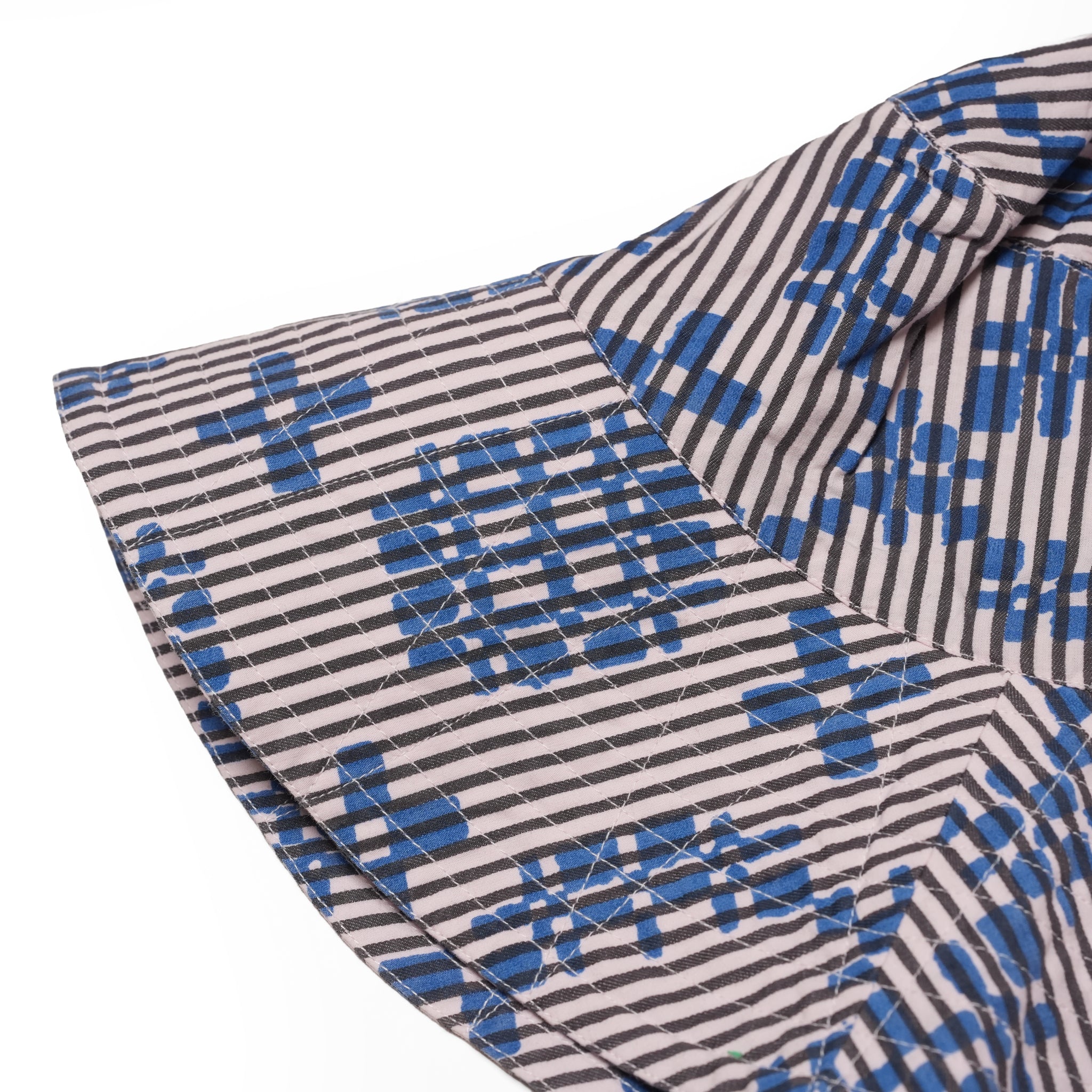 Cotton Flower Signal Print Hat | Color_Blue | No_ 027061SE5 _Blue【SARA MALLIKA_サラマリカ】