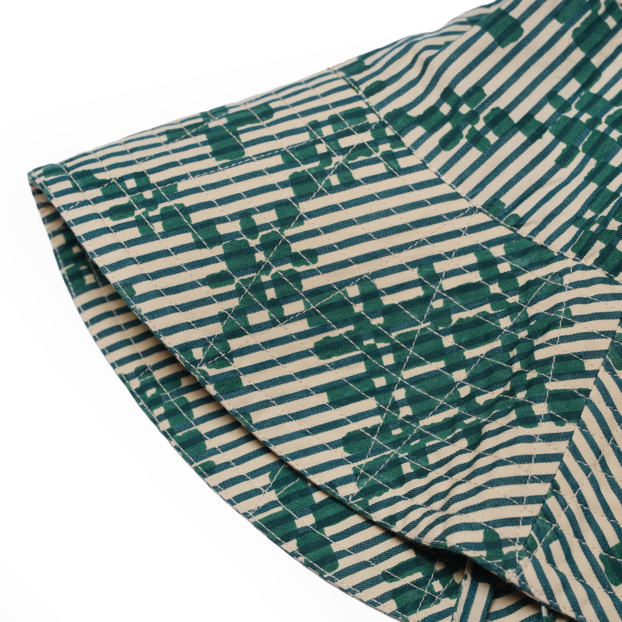 Cotton Flower Signal Print Hat | Color_Green | No_ 027061SE5 _Green【SARA MALLIKA_サラマリカ】