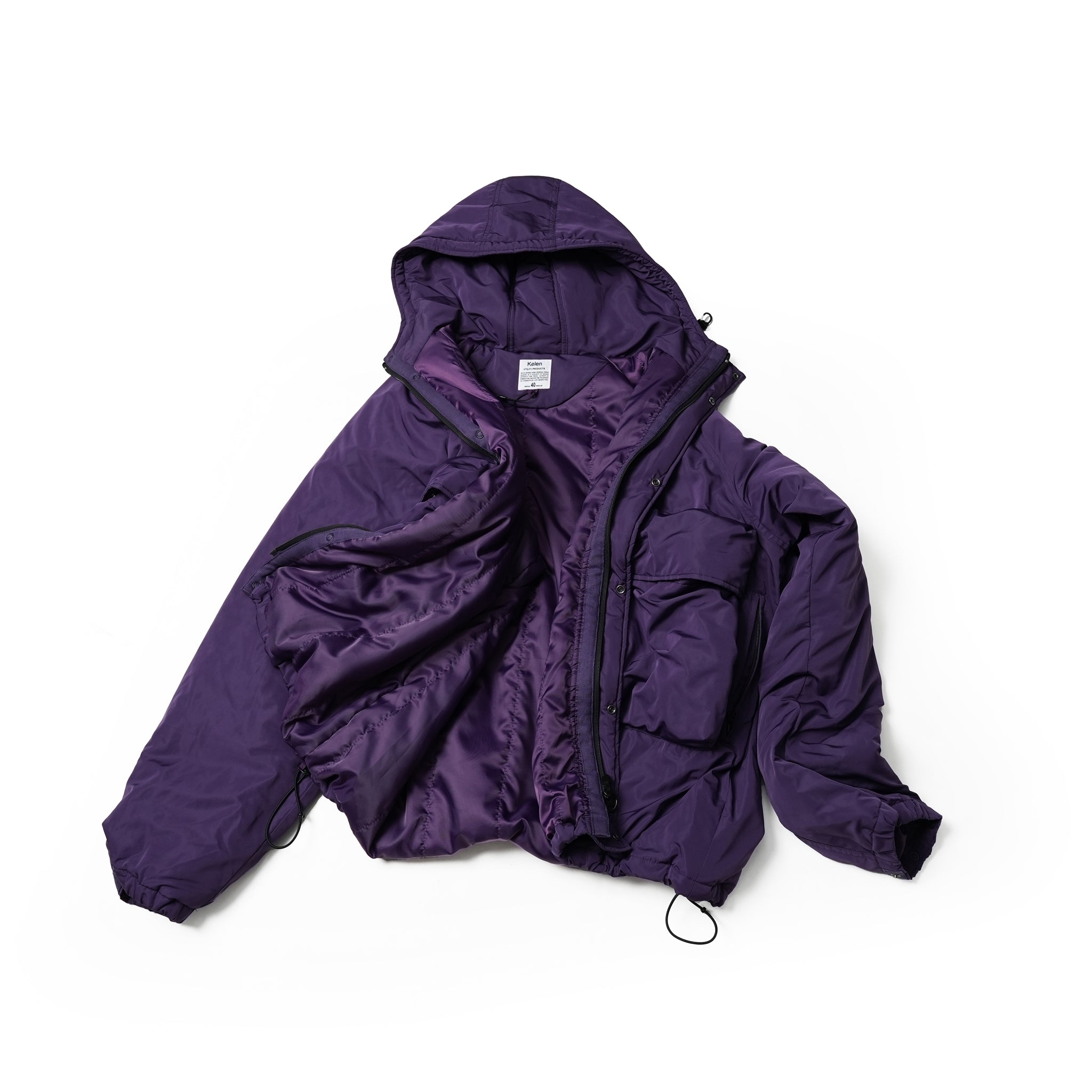 HYATT PUFF – Black / Purple | KELEN MEN