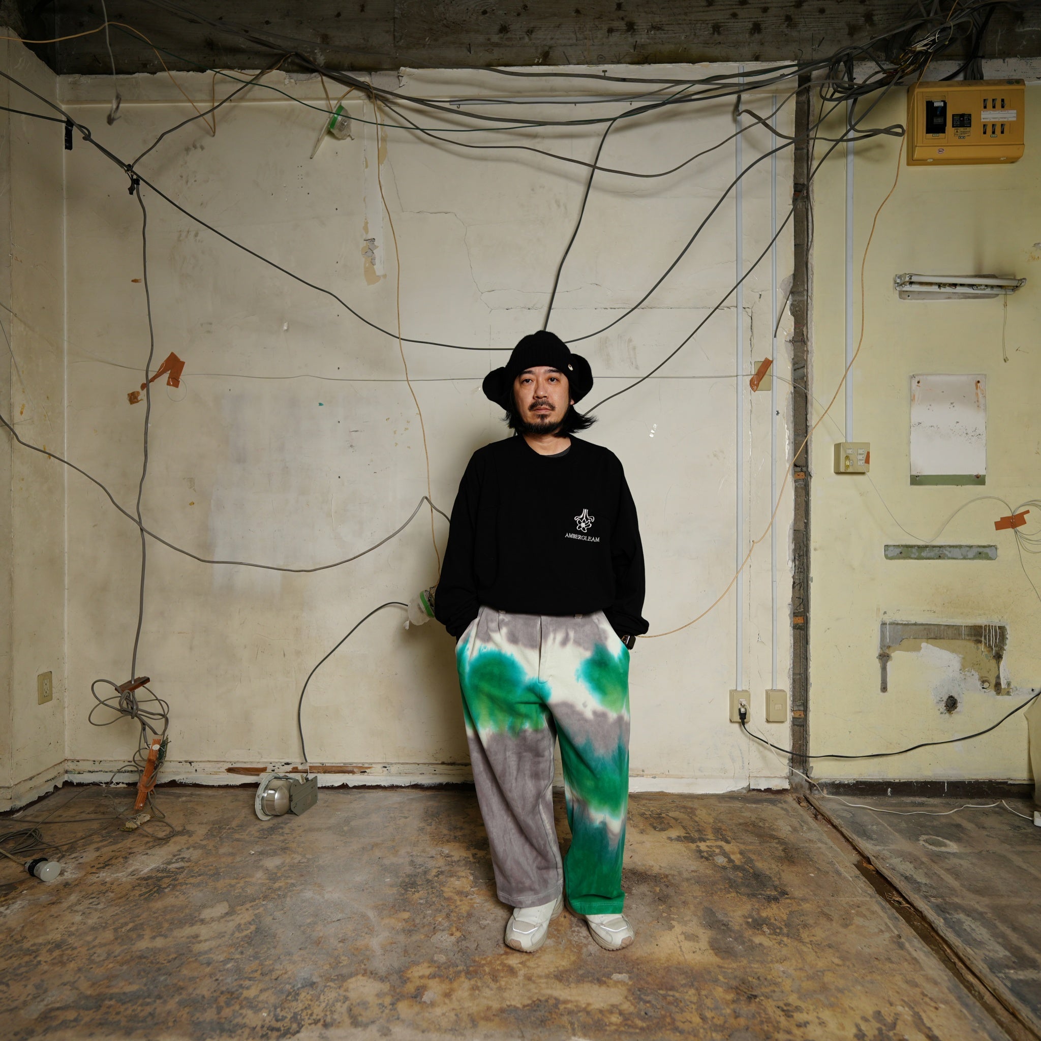 Embroidery Panel Long Sleeve – Ash Whte / Black / Green / Marigold / Redchili | AMBERGLEAM