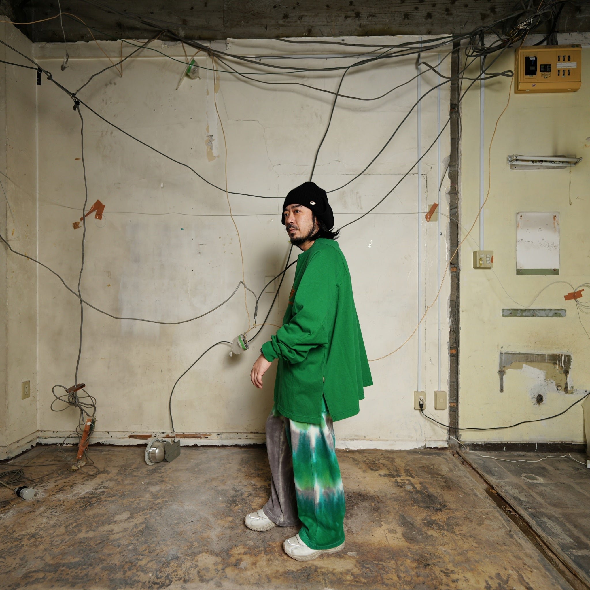 Embroidery Panel Long Sleeve – Ash Whte / Black / Green / Marigold / Redchili | AMBERGLEAM