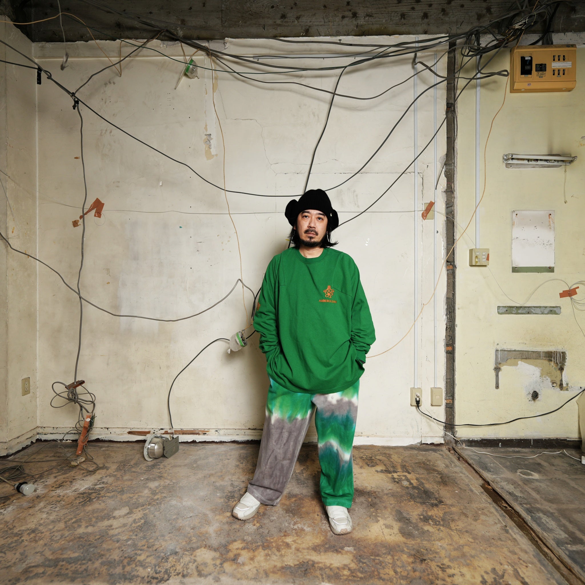 Embroidery Panel Long Sleeve – Ash Whte / Black / Green / Marigold / Redchili | AMBERGLEAM