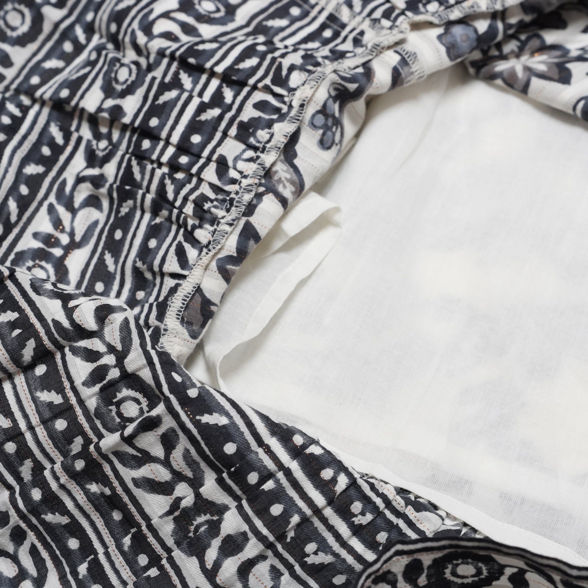 Paisley Flower Print Dress | Color_Black | No_020461SB1_Black【SARA MALLIKA_サラマリカ】