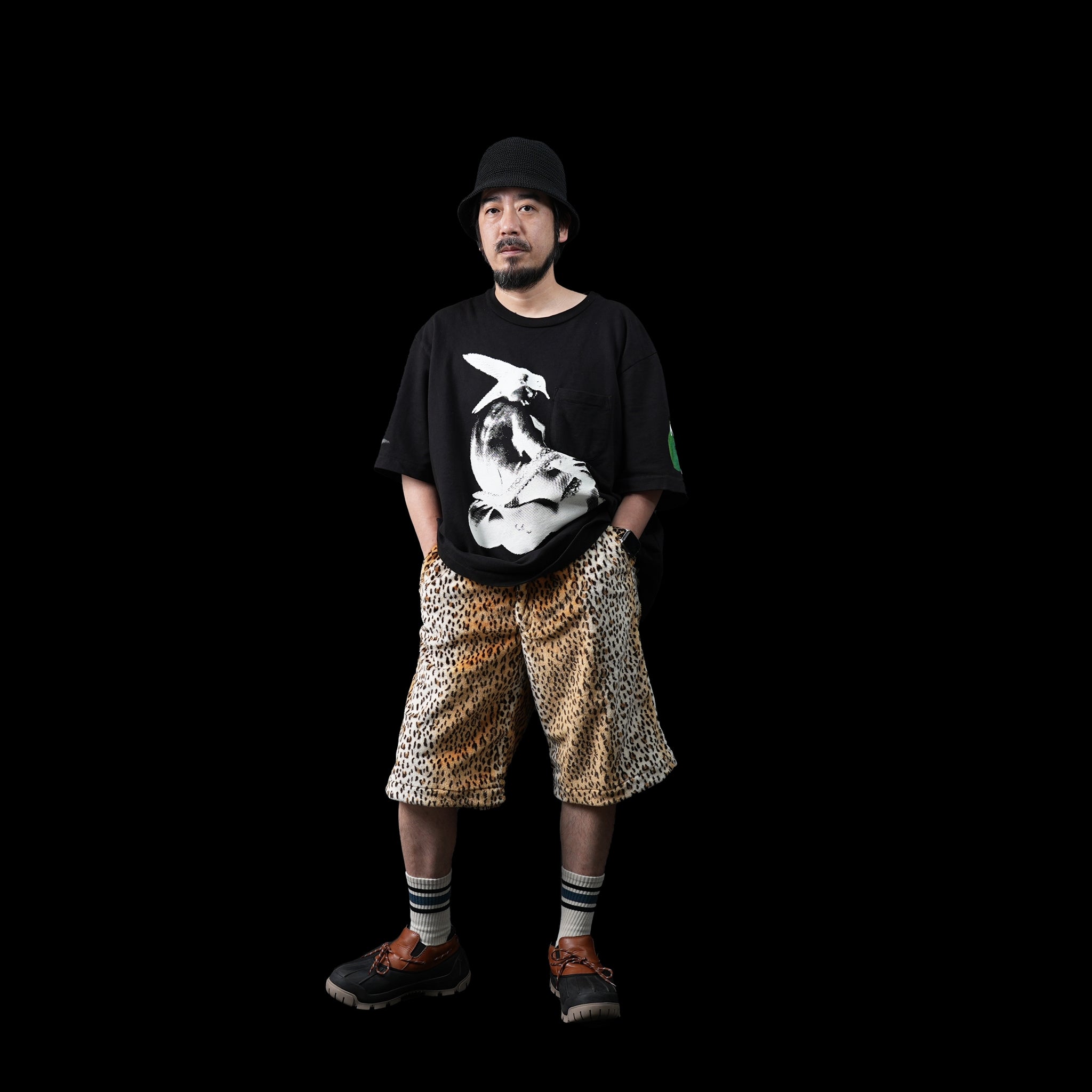 No:efswa-15 | Name: Leopard Short Pants | Color:Leopard | Size:Free【EFFECTEN_エフェクテン】