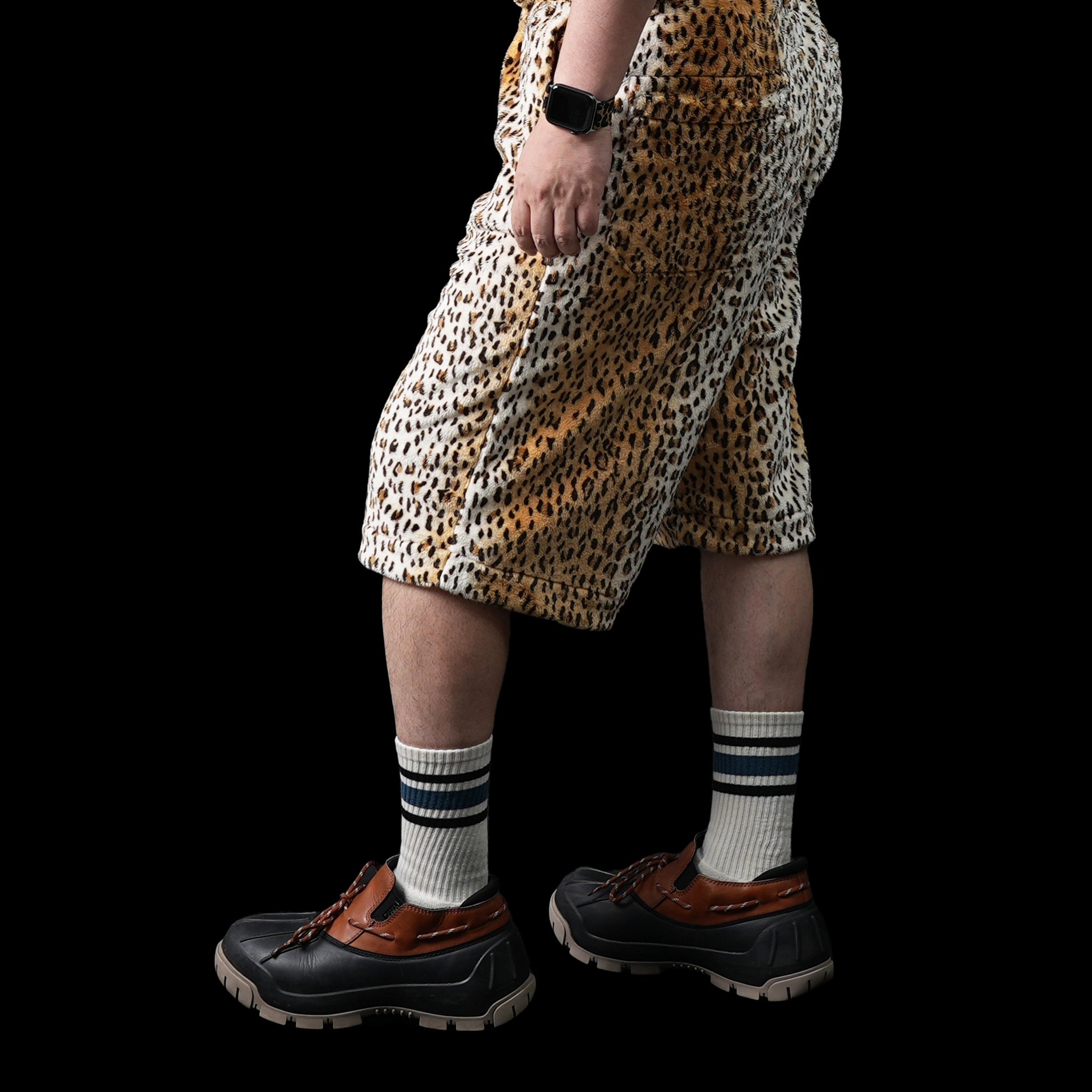 No:efswa-15 | Name: Leopard Short Pants | Color:Leopard | Size:Free【EFFECTEN_エフェクテン】