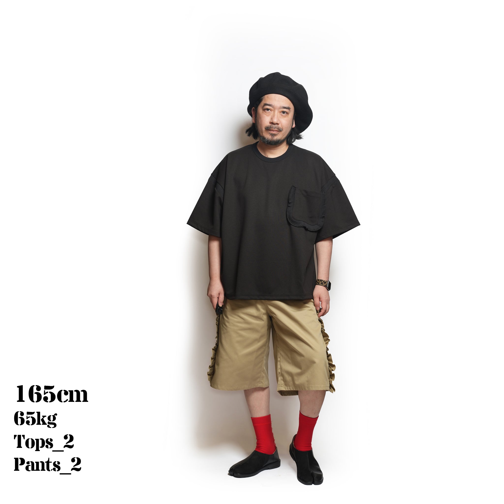 Rib T-Shirt – Black | NICK GEAR