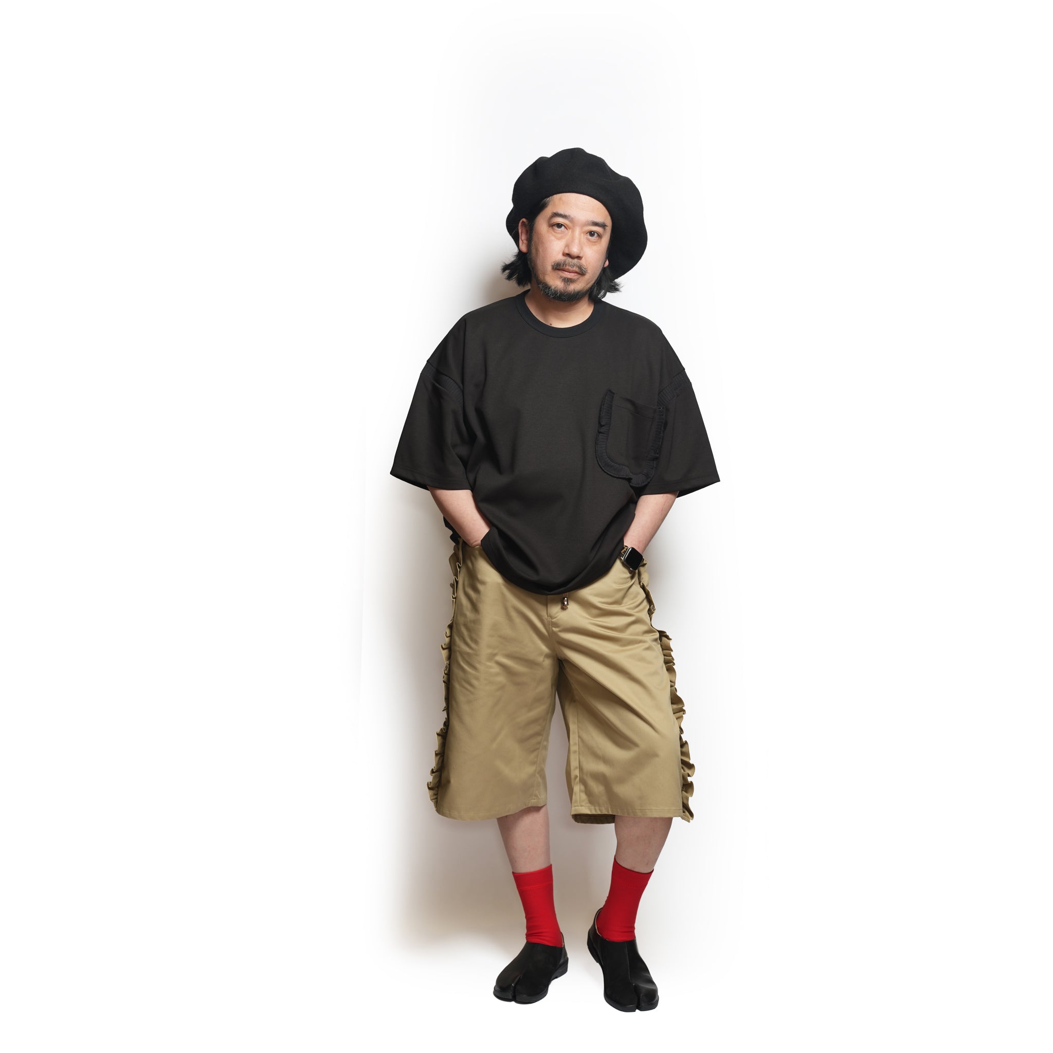 Rib T-Shirt – Black | NICK GEAR