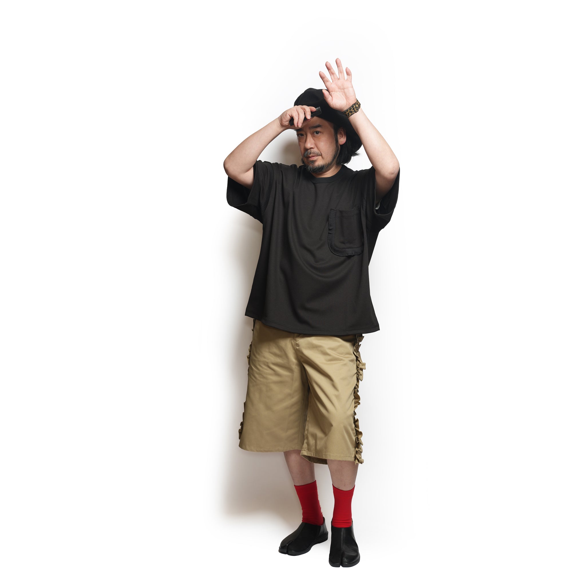 Rib T-Shirt – Black | NICK GEAR