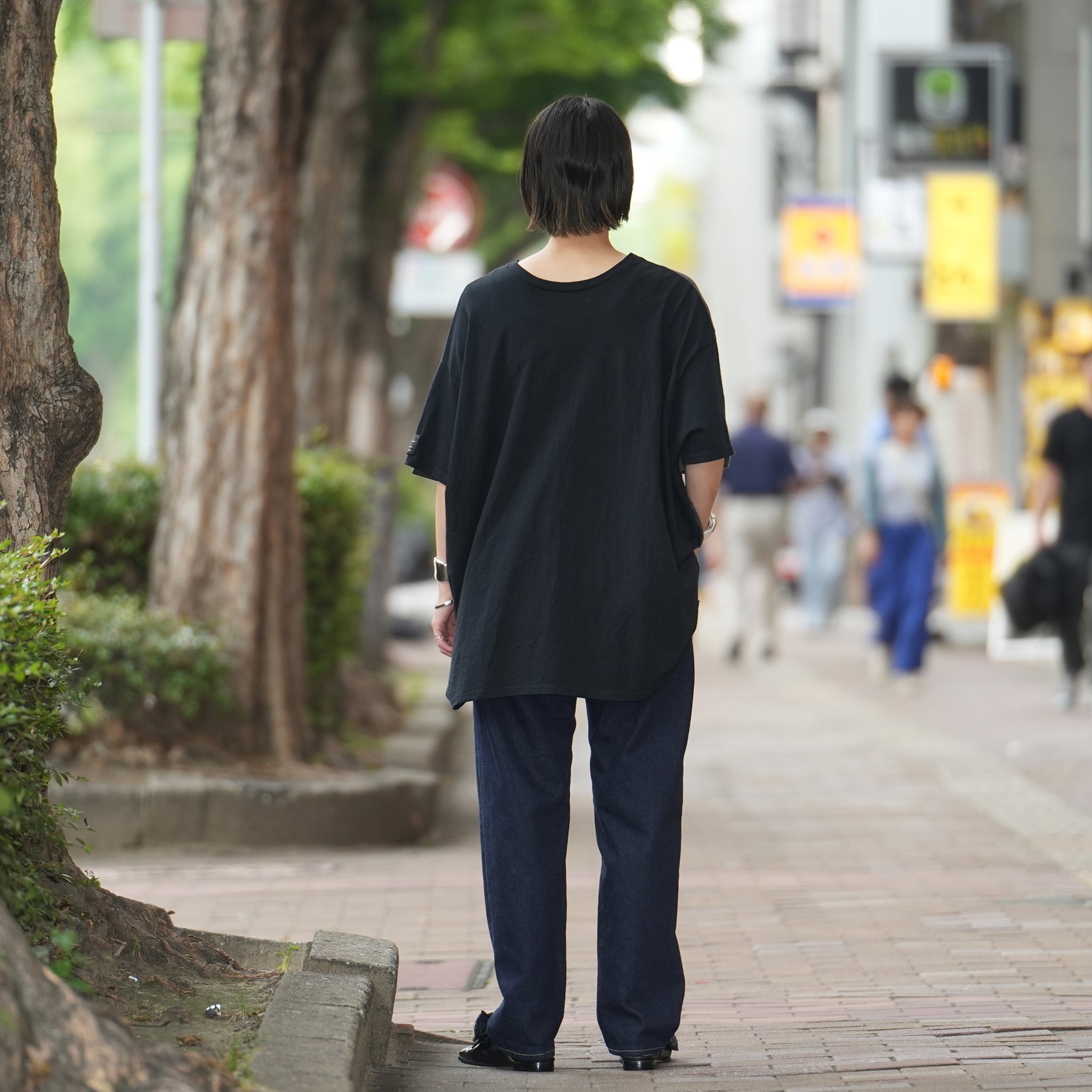 No:MIL19HPT3101 | Name:MIDRISE TAPERD DENNIM | Color:One Wash【KHA:KI_カーキ】