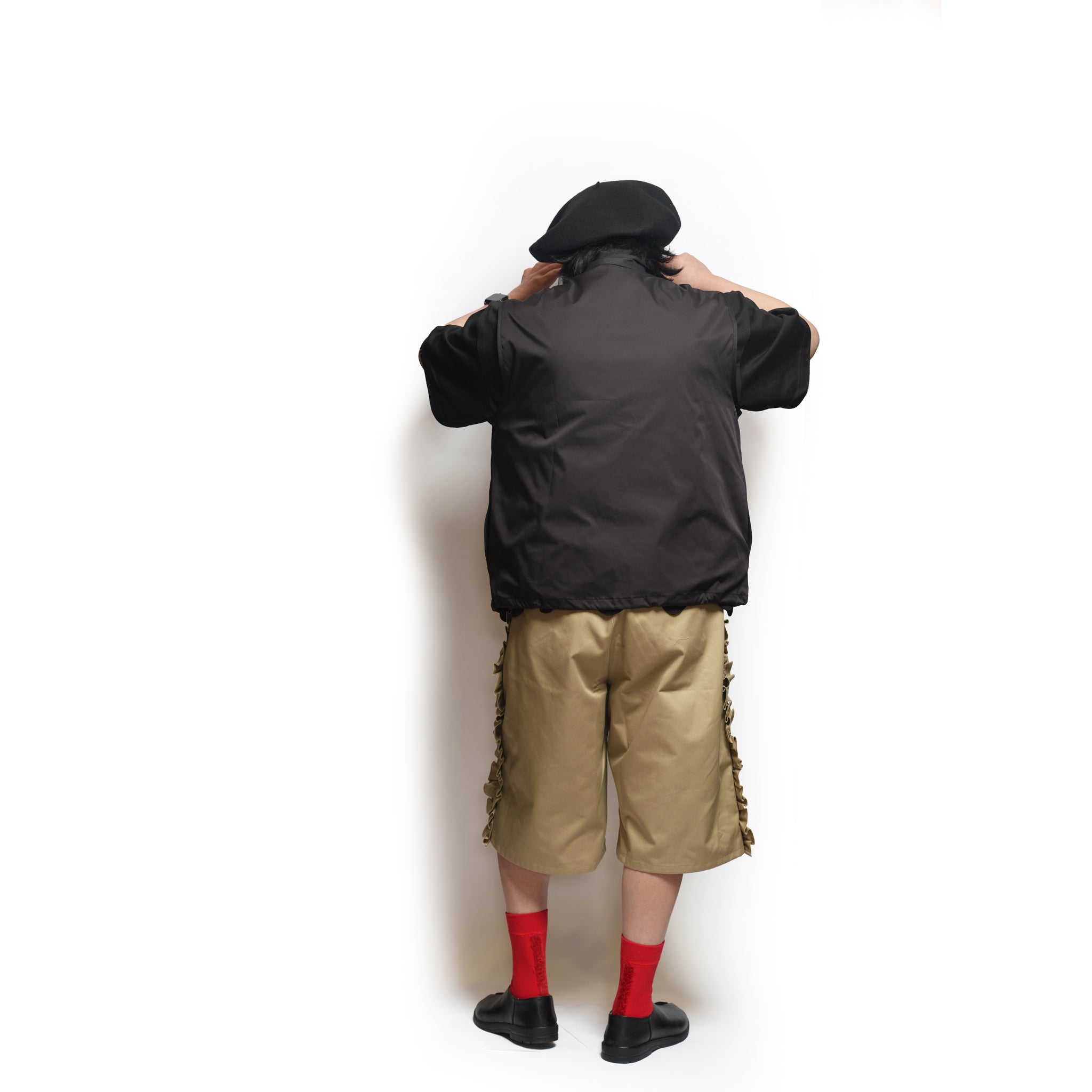 Frill Vest – Black | NICK GEAR