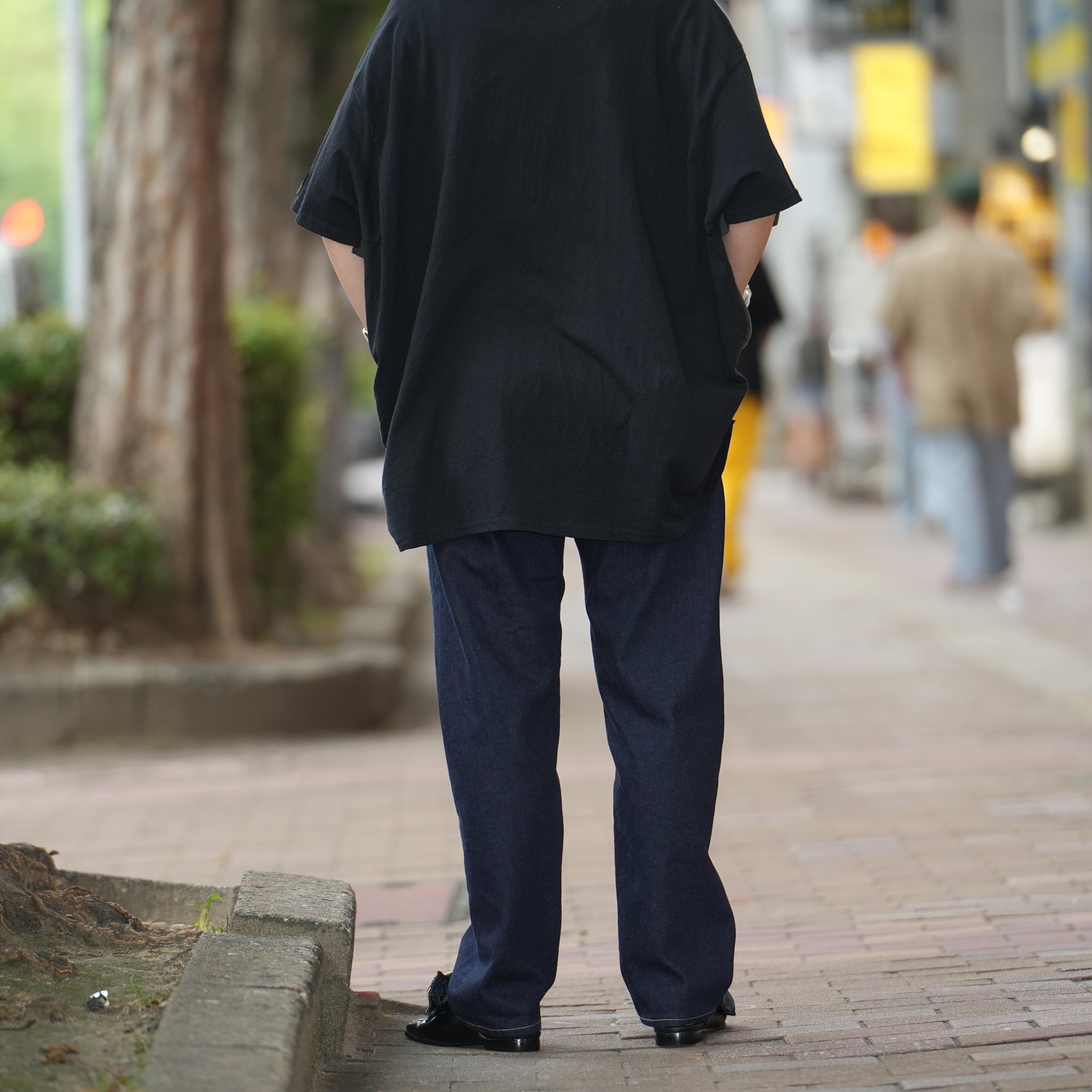 No:MIL19HPT3101 | Name:MIDRISE TAPERD DENNIM | Color:One Wash【KHA:KI_カーキ】