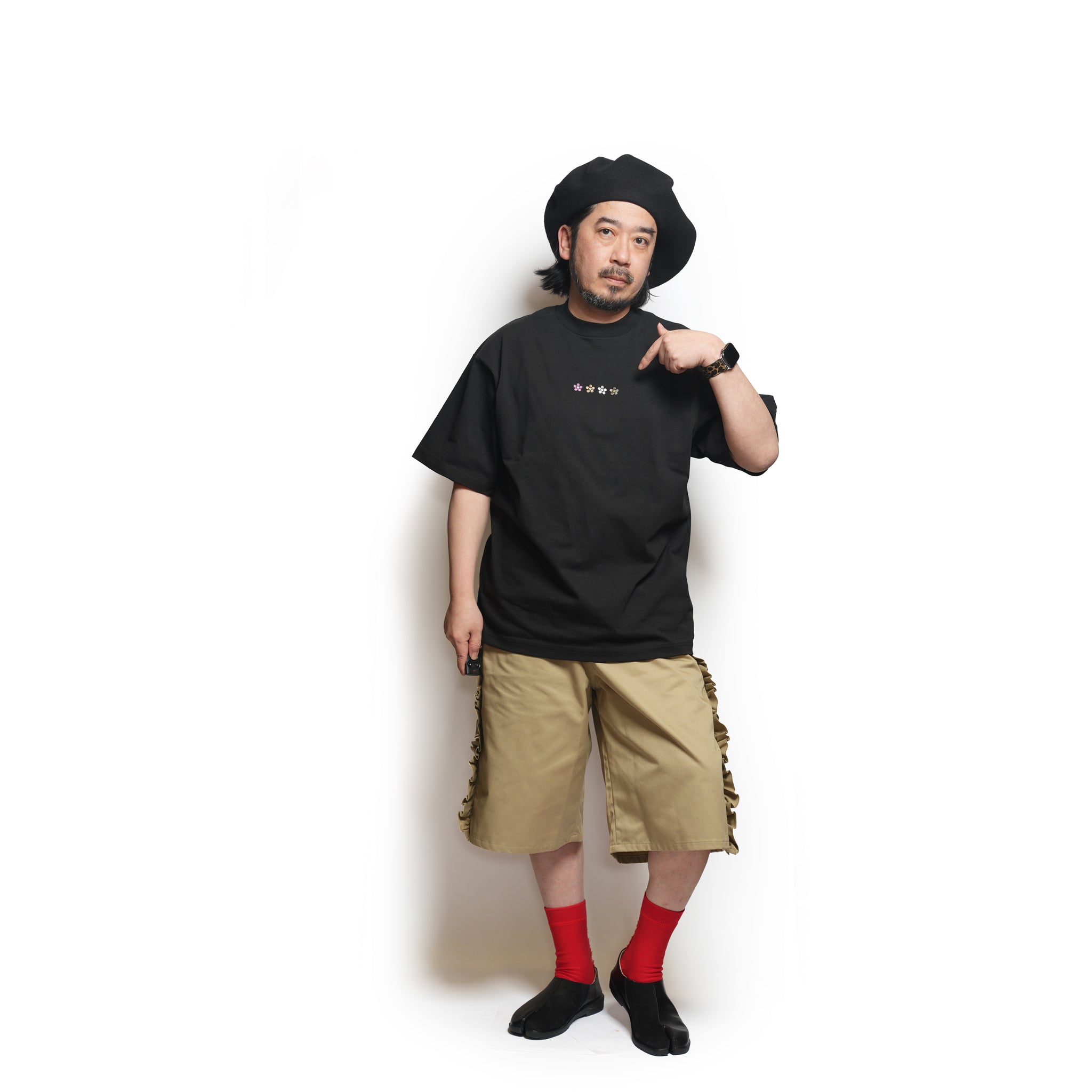 Alignment Flower T-Shirt – Black | NICK GEAR