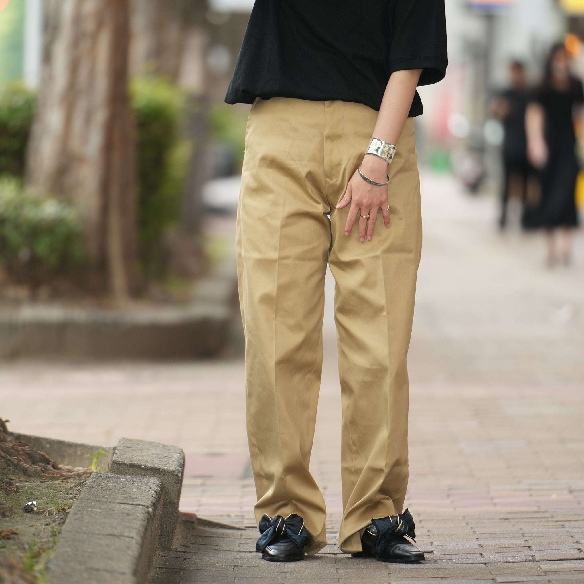 No:MIL19HPT3302 | Name:HIGHRISE STRAIGHT CHINO | Color:Khakibeige【KHA:KI_カーキ】