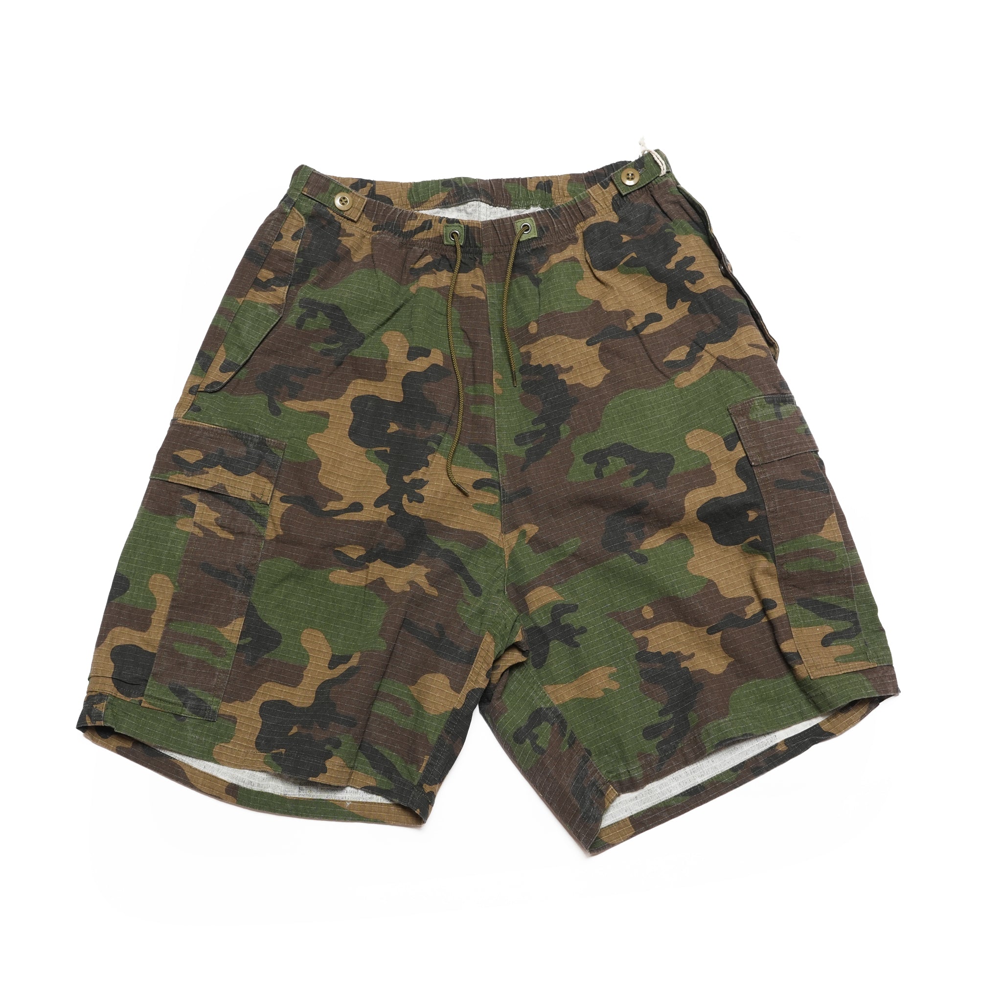 Easy Trousers Shorts / Randy shorts-rip (Woodland) | IMPRESTORE