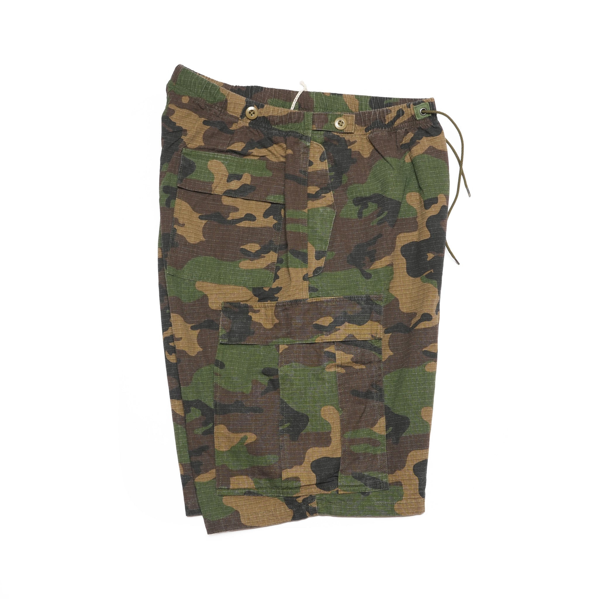 Easy Trousers Shorts / Randy shorts-rip (Woodland) | IMPRESTORE