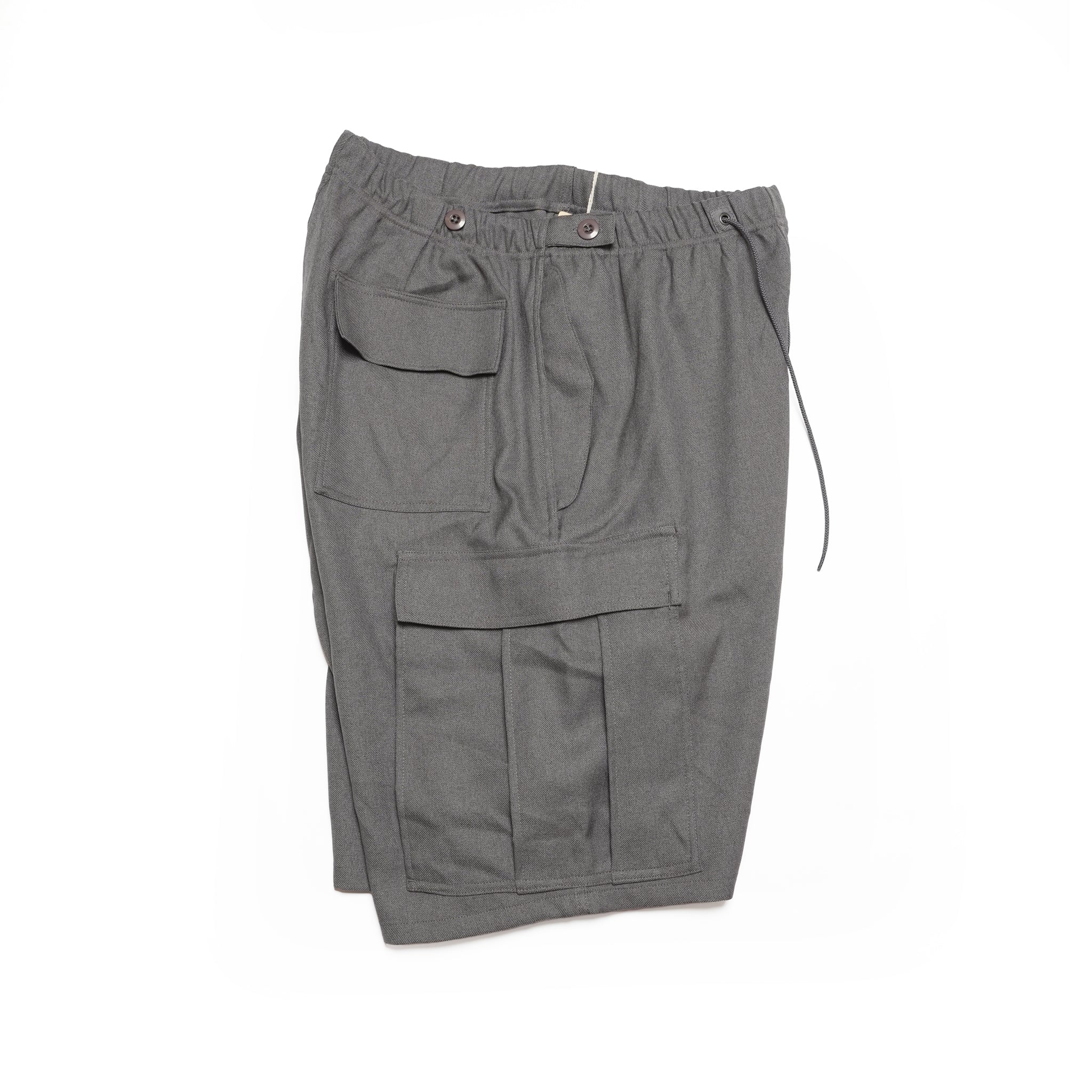 Easy Trousers Shorts / Randy shorts-sta-prest (Gray) | IMPRESTORE