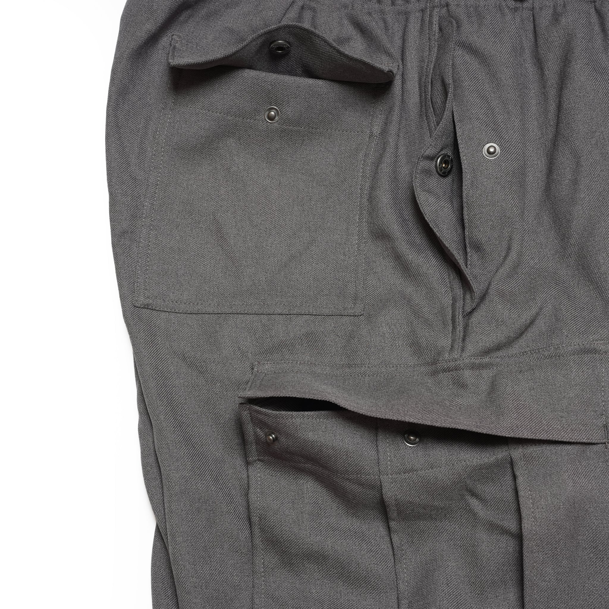 Easy Trousers Shorts / Randy shorts-sta-prest (Gray) | IMPRESTORE
