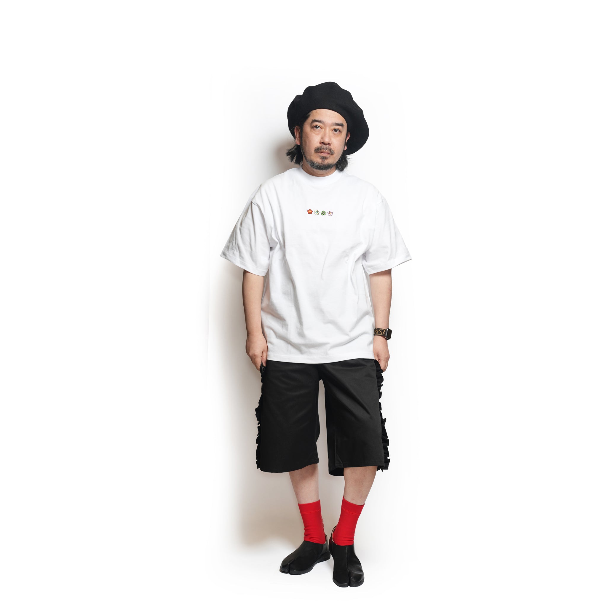 Alignment Flower T-Shirt – White | NICK GEAR