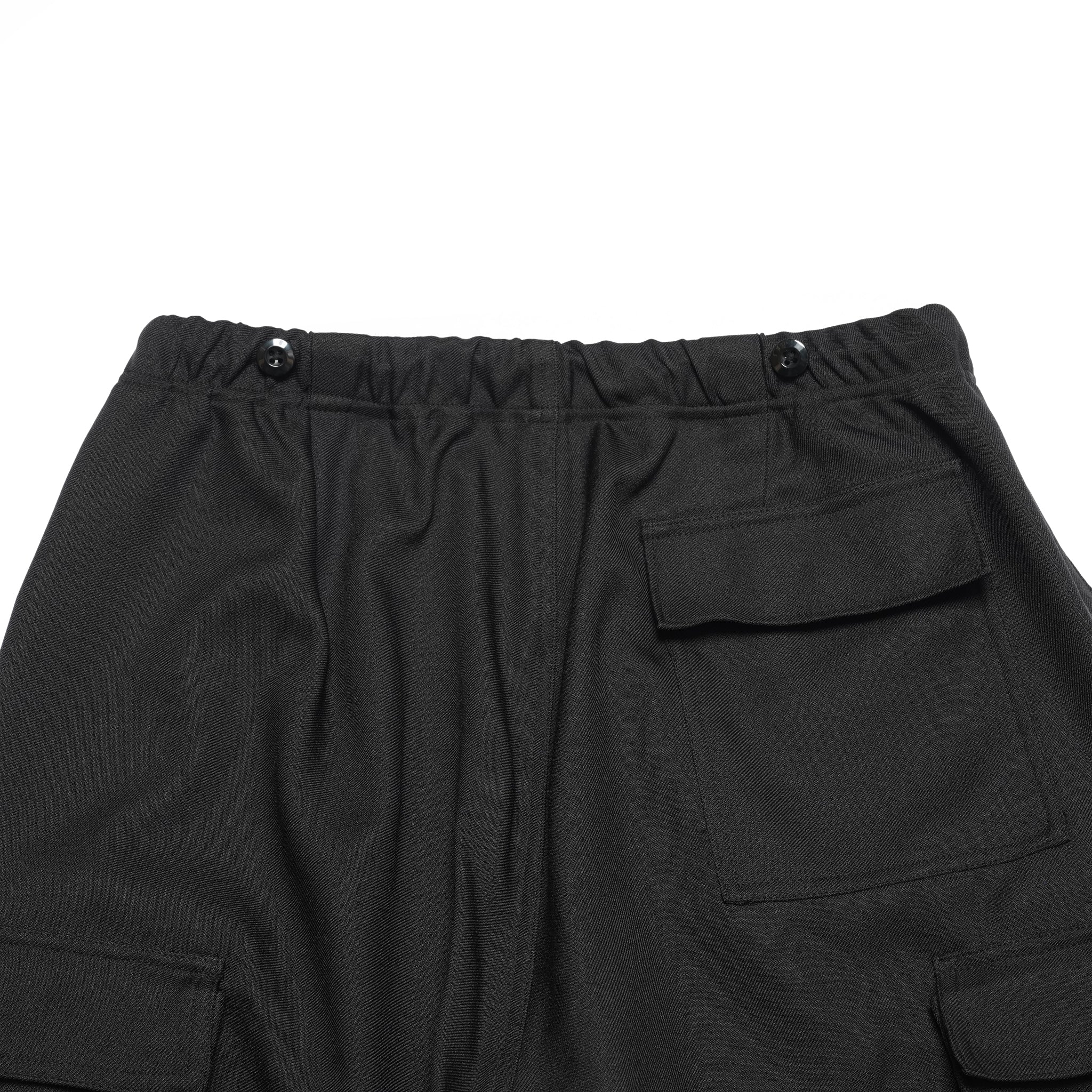 Easy Trousers Shorts / Randy shorts-sta-prest (Black) | IMPRESTORE