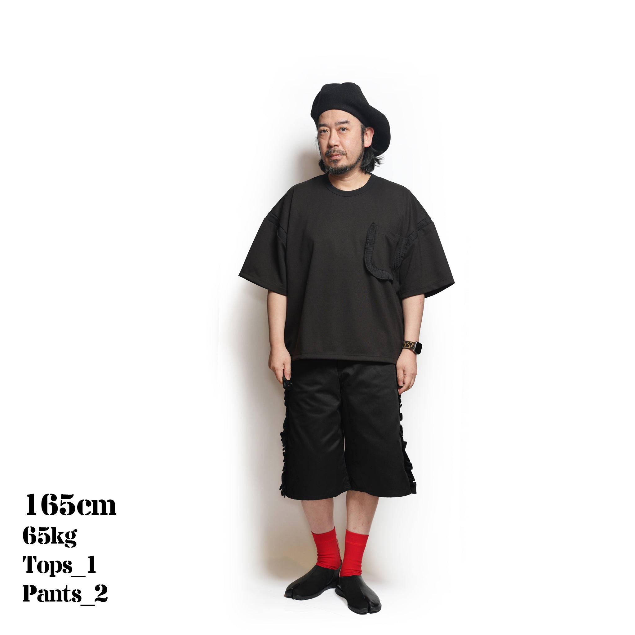 Rib T-Shirt – Black | NICK GEAR