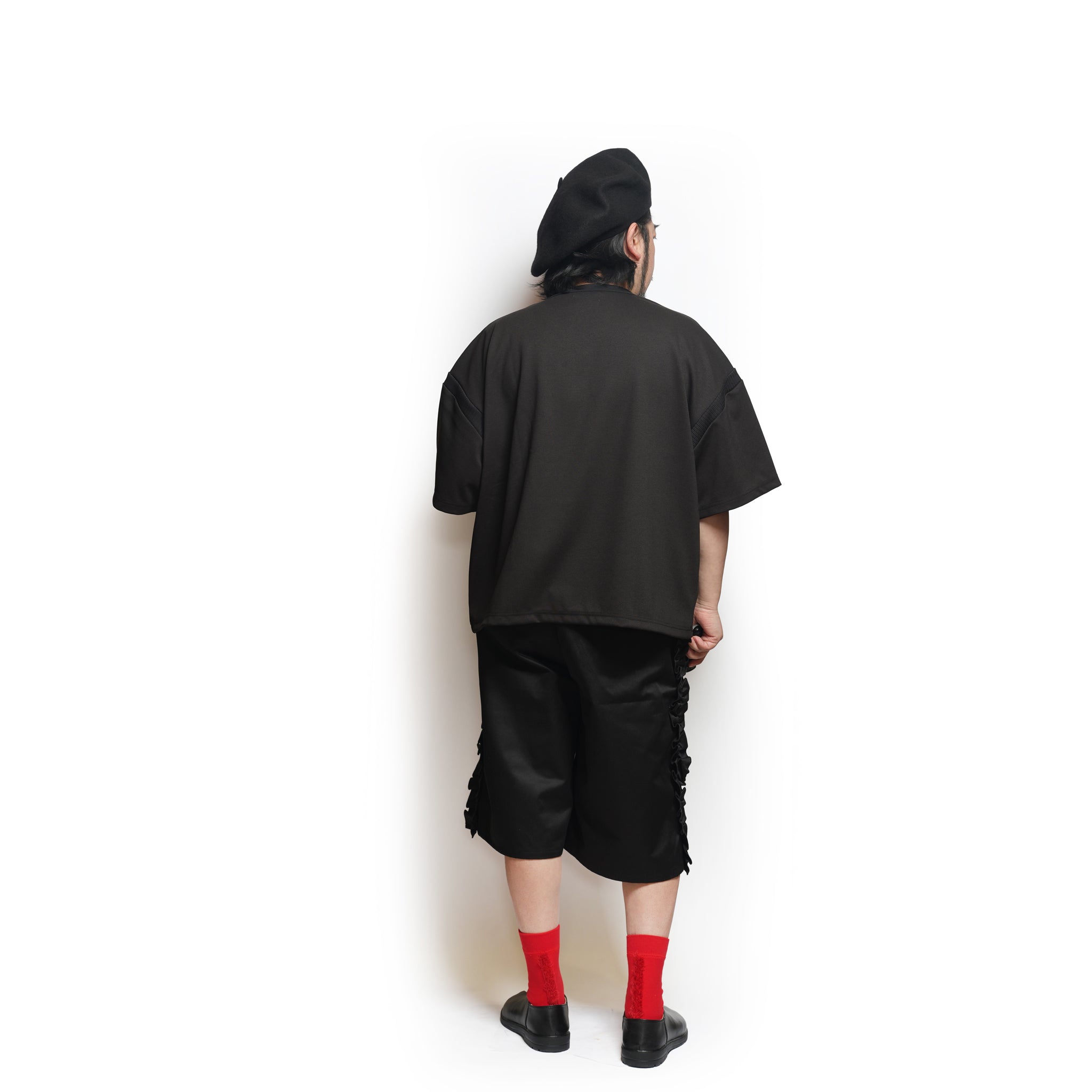 Rib T-Shirt – Black | NICK GEAR