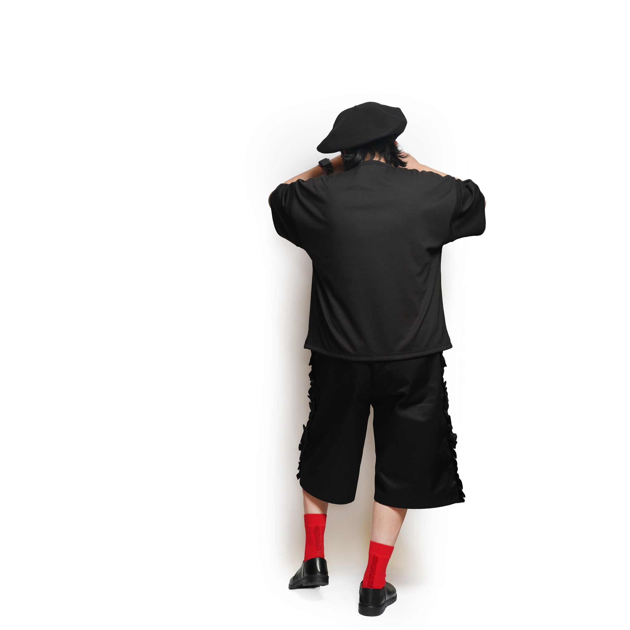 Rib T-Shirt – Black | NICK GEAR