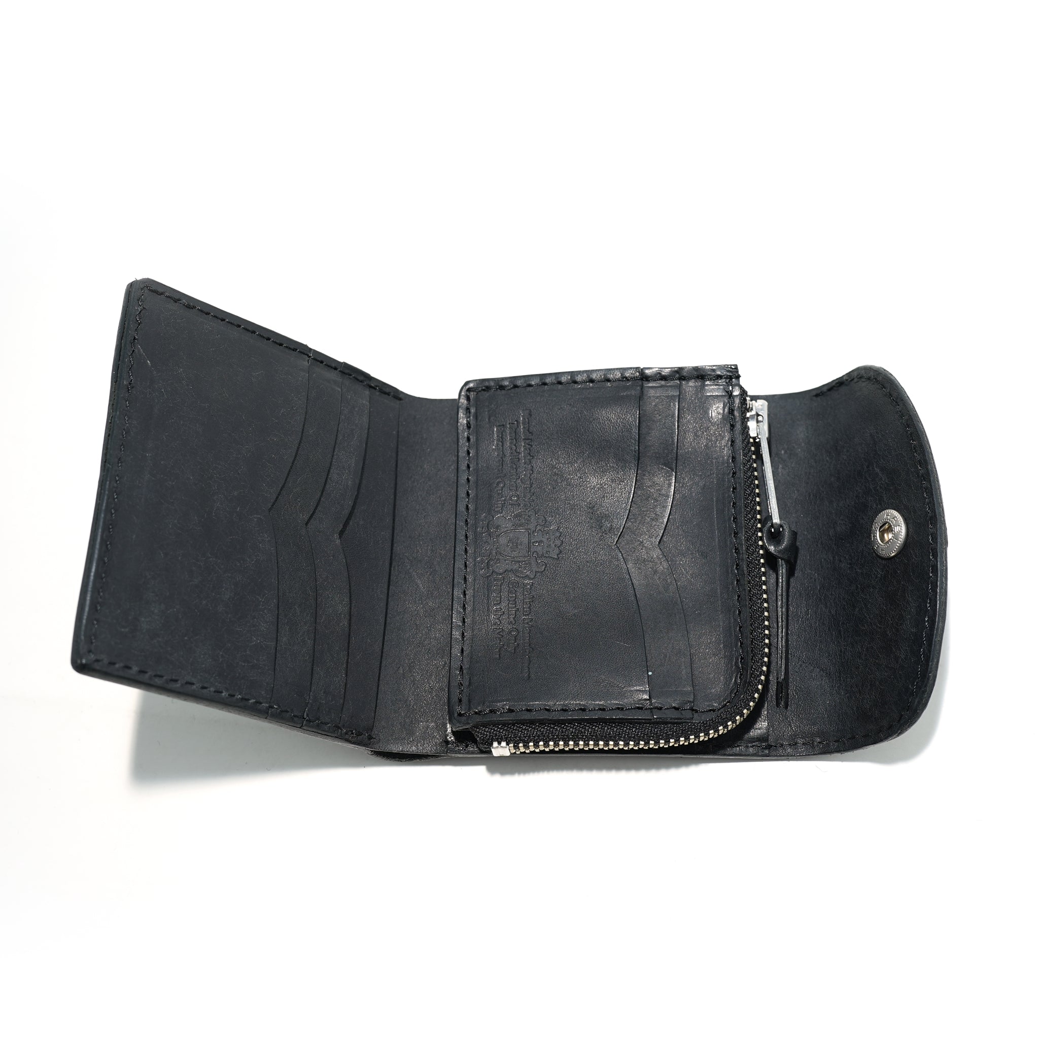 No:PN992003 | Name:特大カシメサイフ | Color:Black |【SARANAM_サラナン】