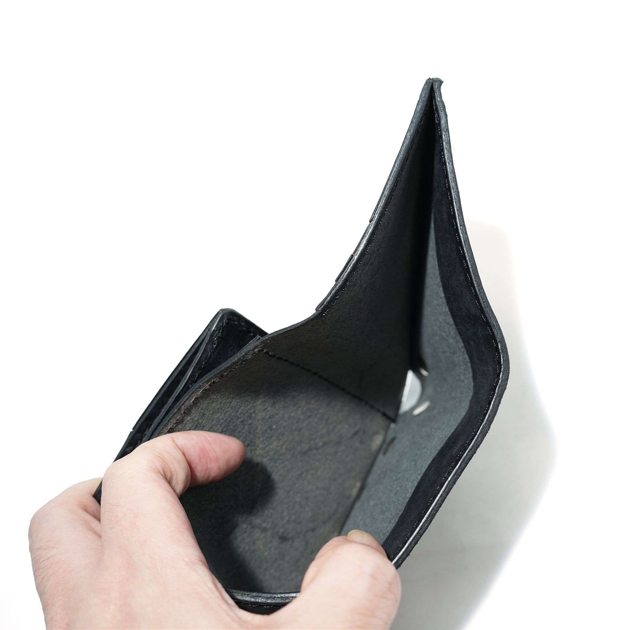 No:PN992003 | Name:特大カシメサイフ | Color:Black |【SARANAM_サラナン】