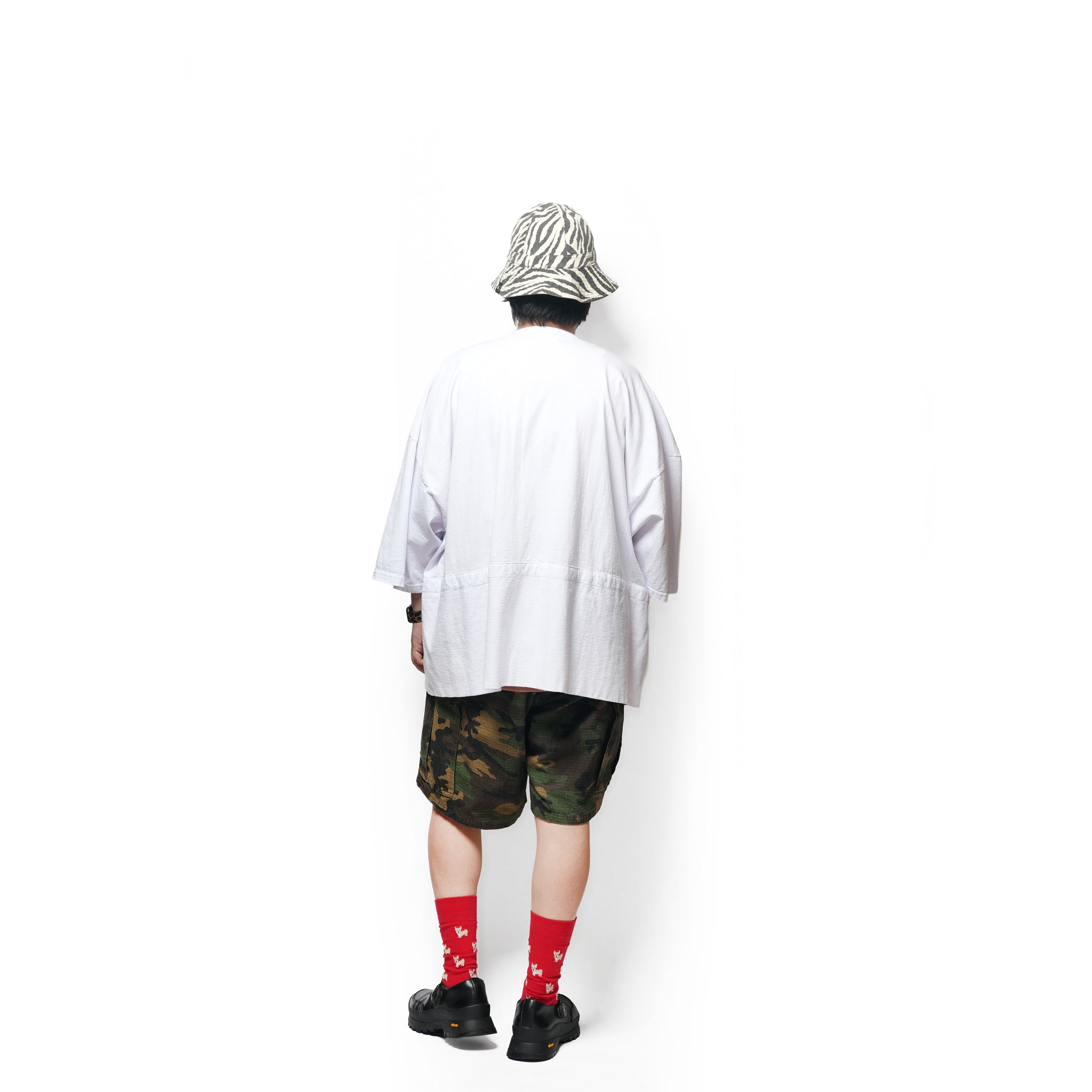 Easy Trousers Shorts / Randy shorts-rip (Woodland) | IMPRESTORE